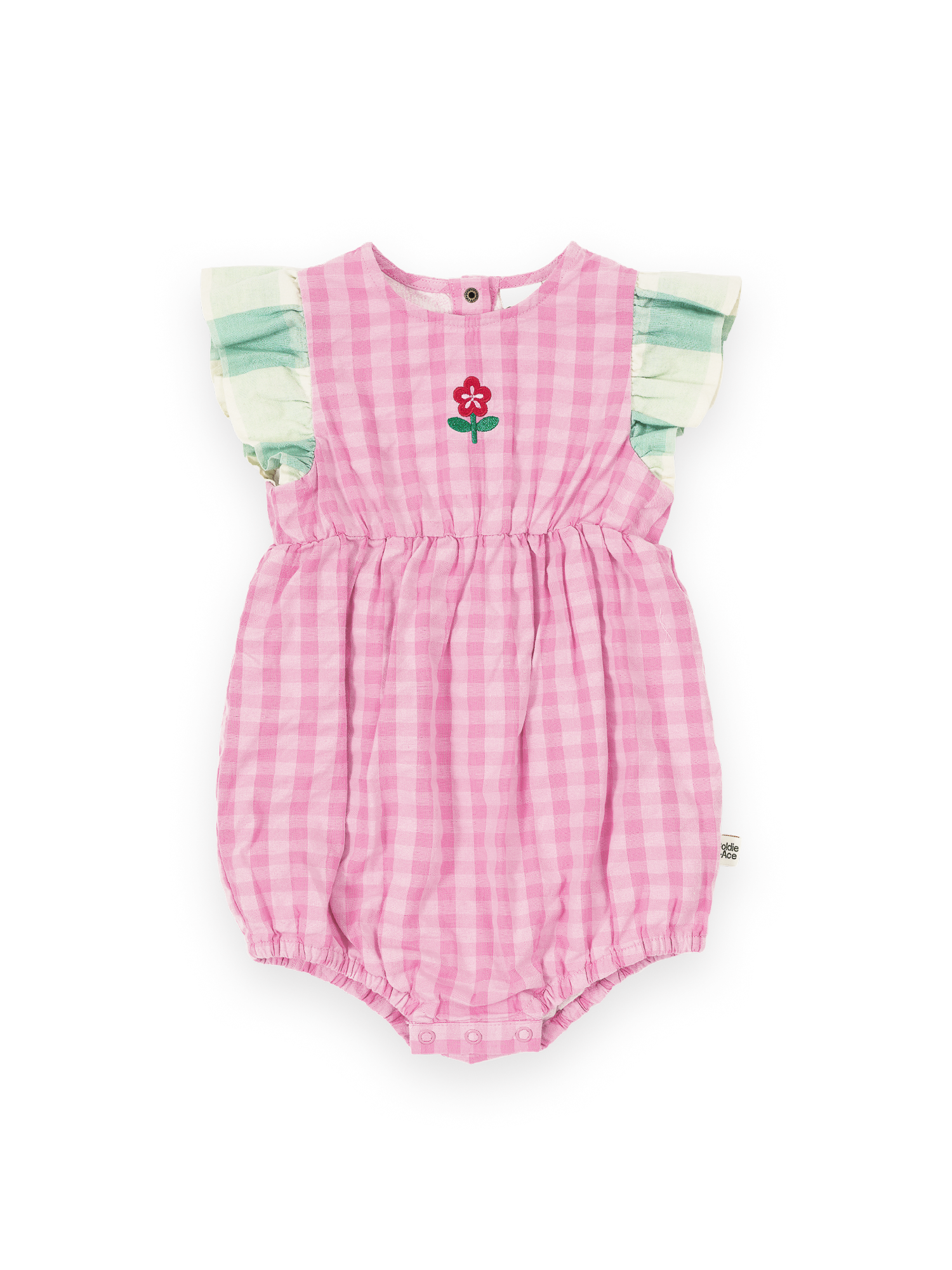 Gingham Lani Romper | Goldie + Ace romper for kids
