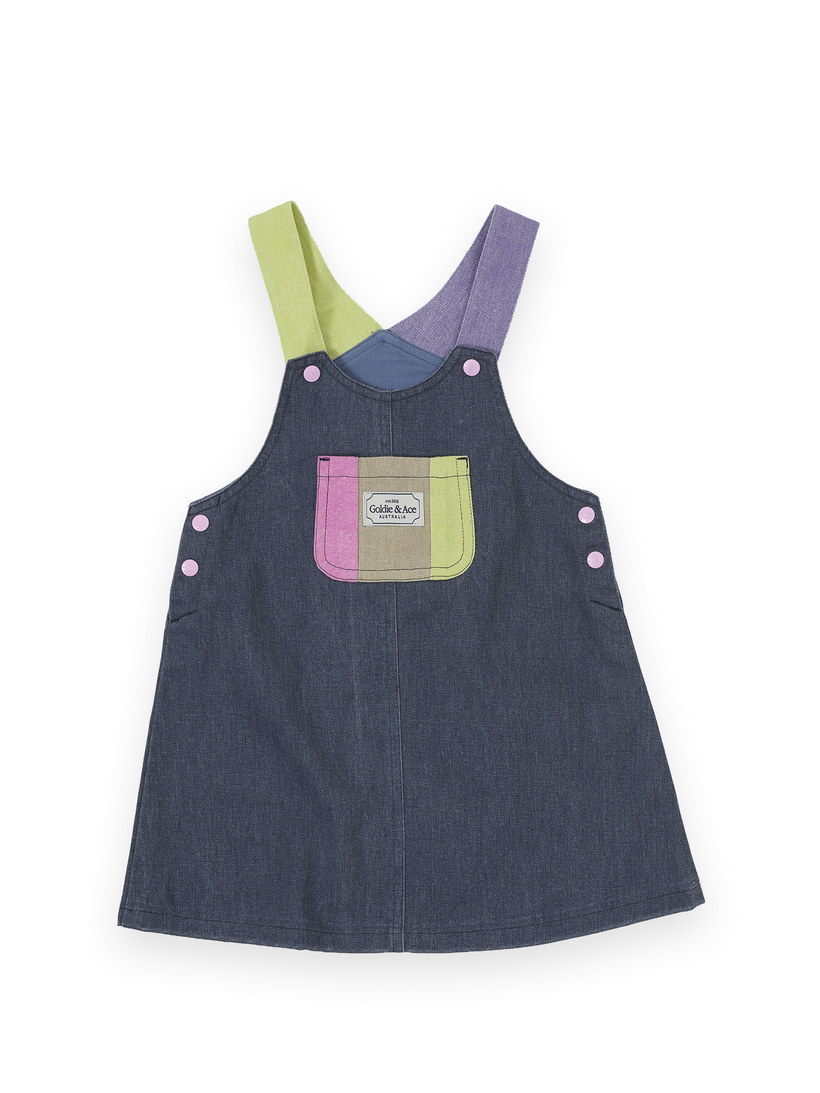Colour Pop Pinafore Dress | Goldie + Ace dress for kids