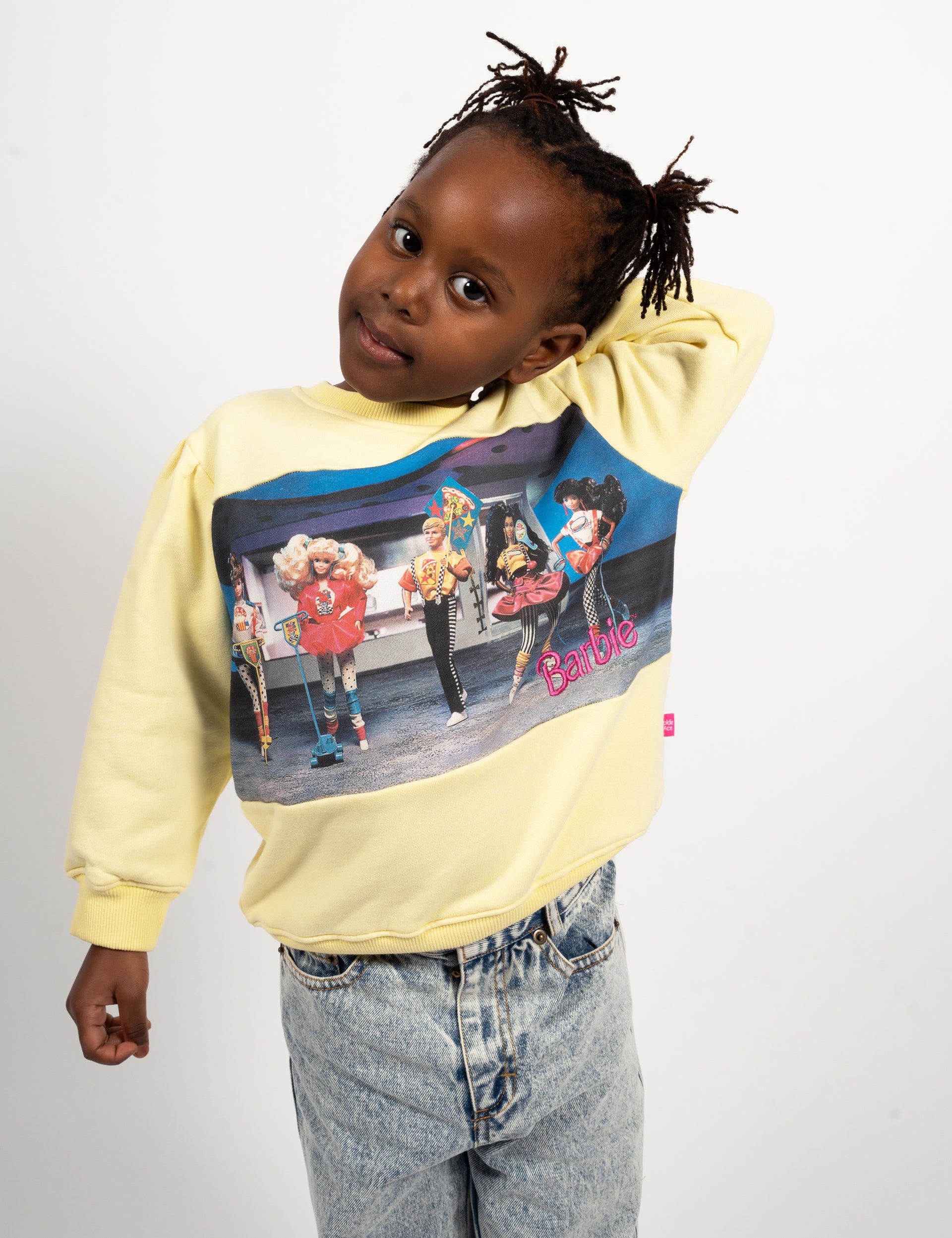 Skate Barbie™ Crew Sweater Lemon