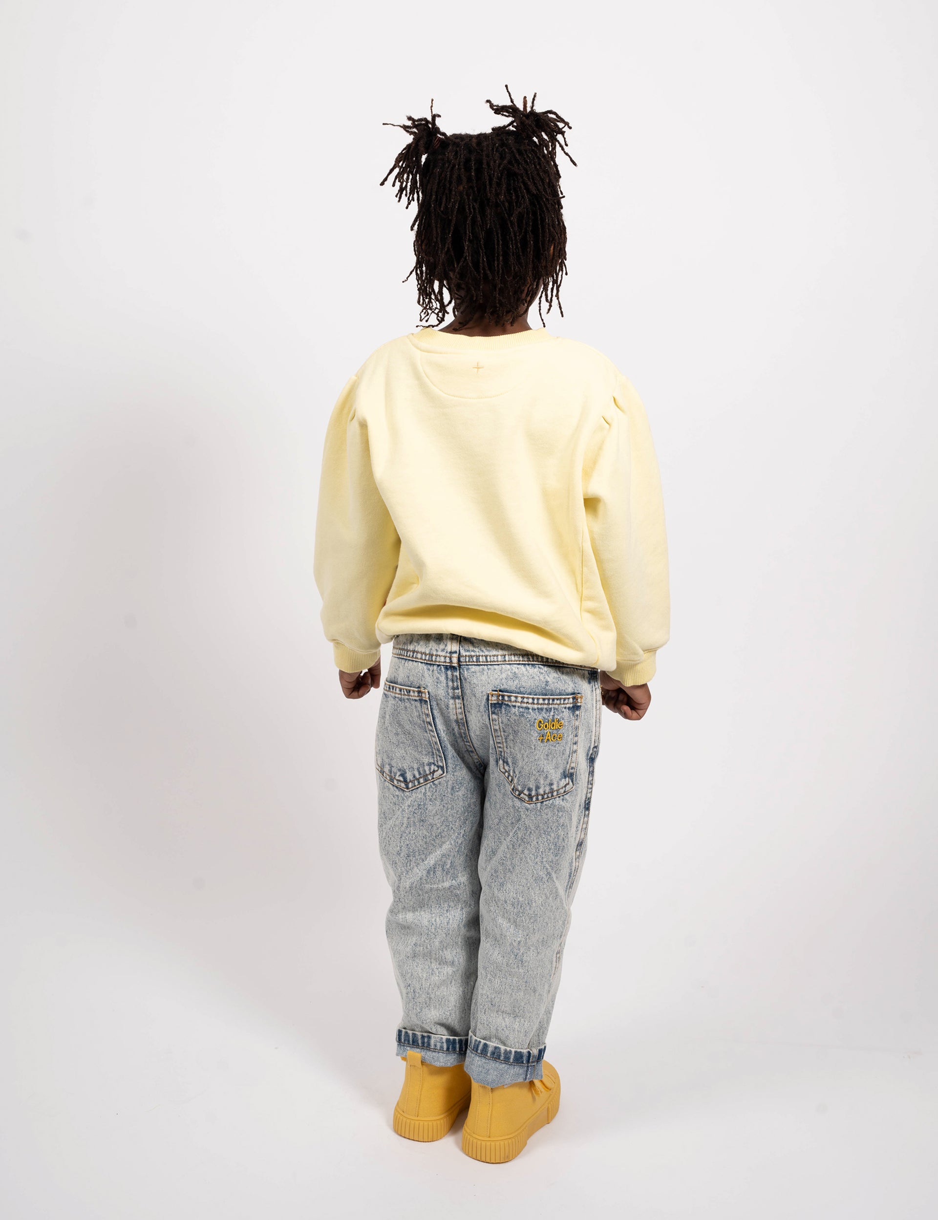 Skate Barbie™ Crew Sweater Lemon