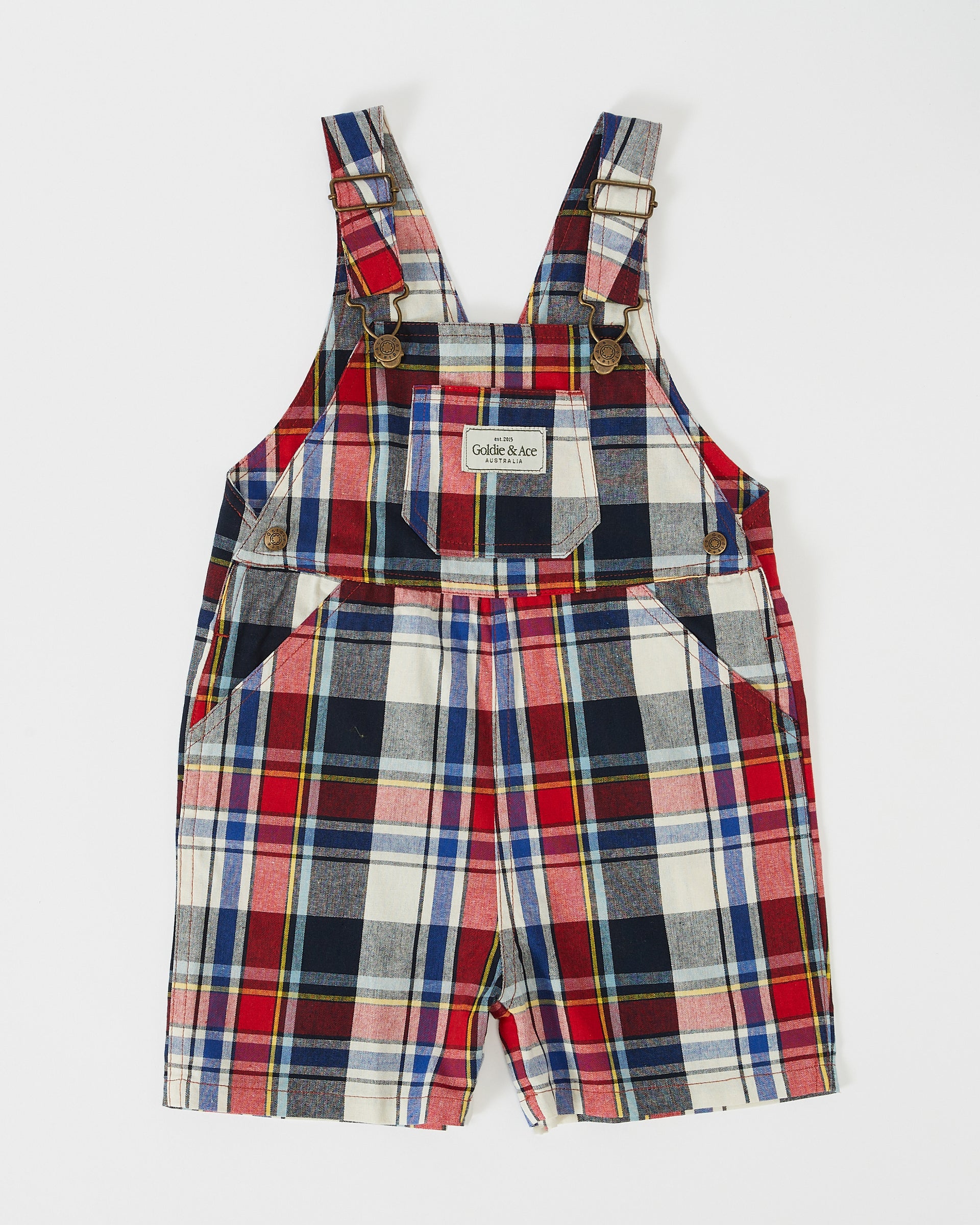 Burton Cotton Overalls Red Check