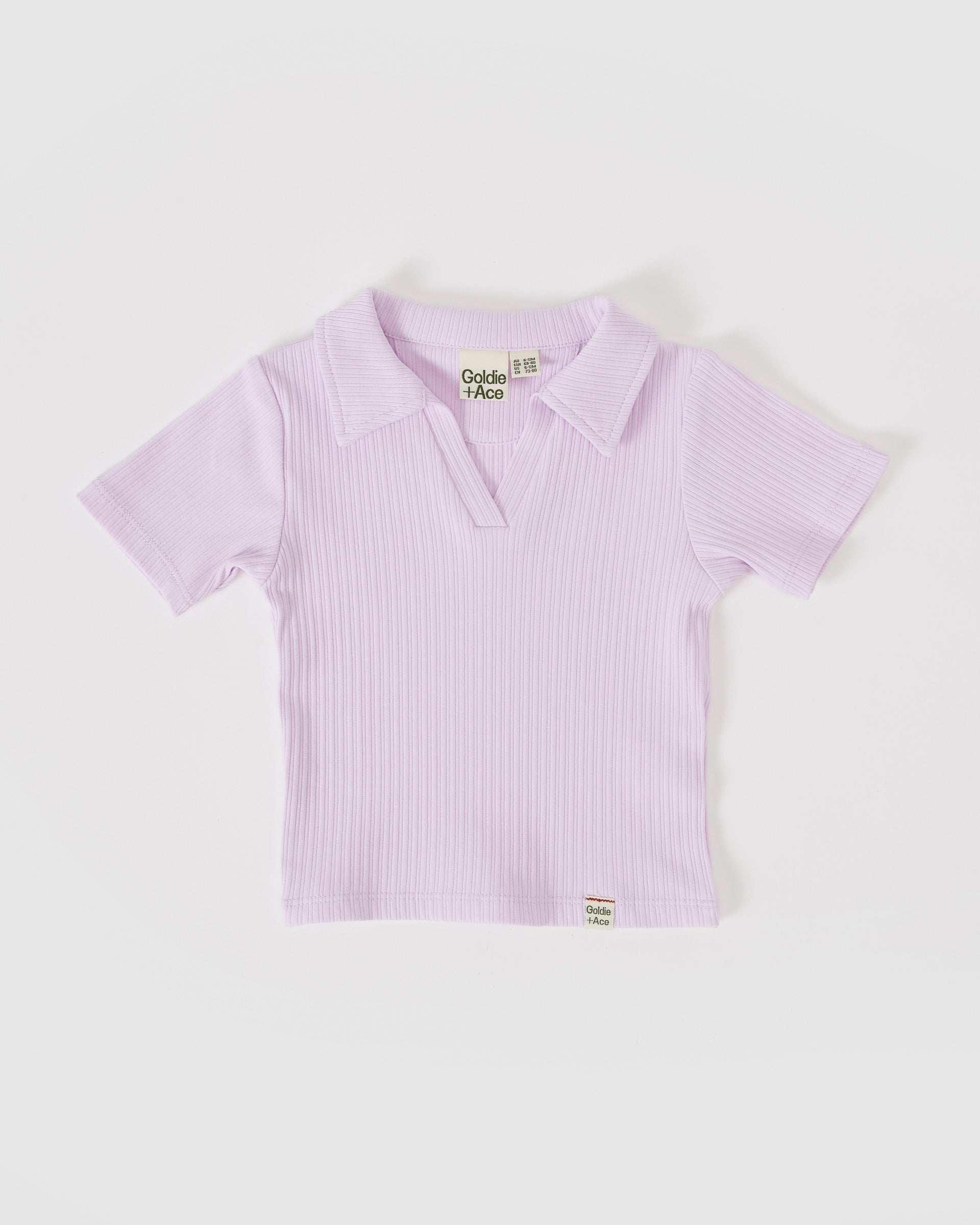 Pia Collared T-Shirt Lavender