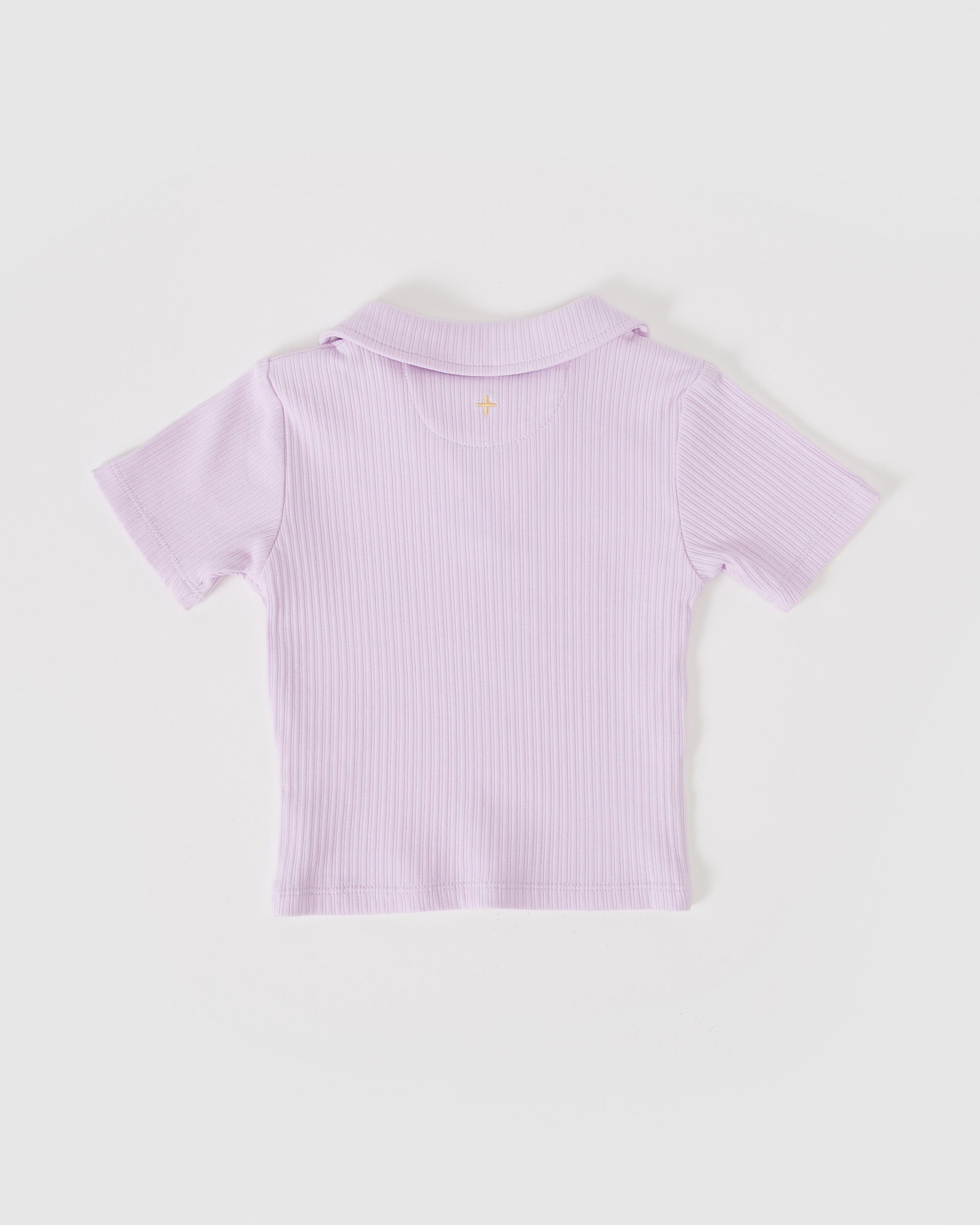 Pia Collared T-Shirt Lavender
