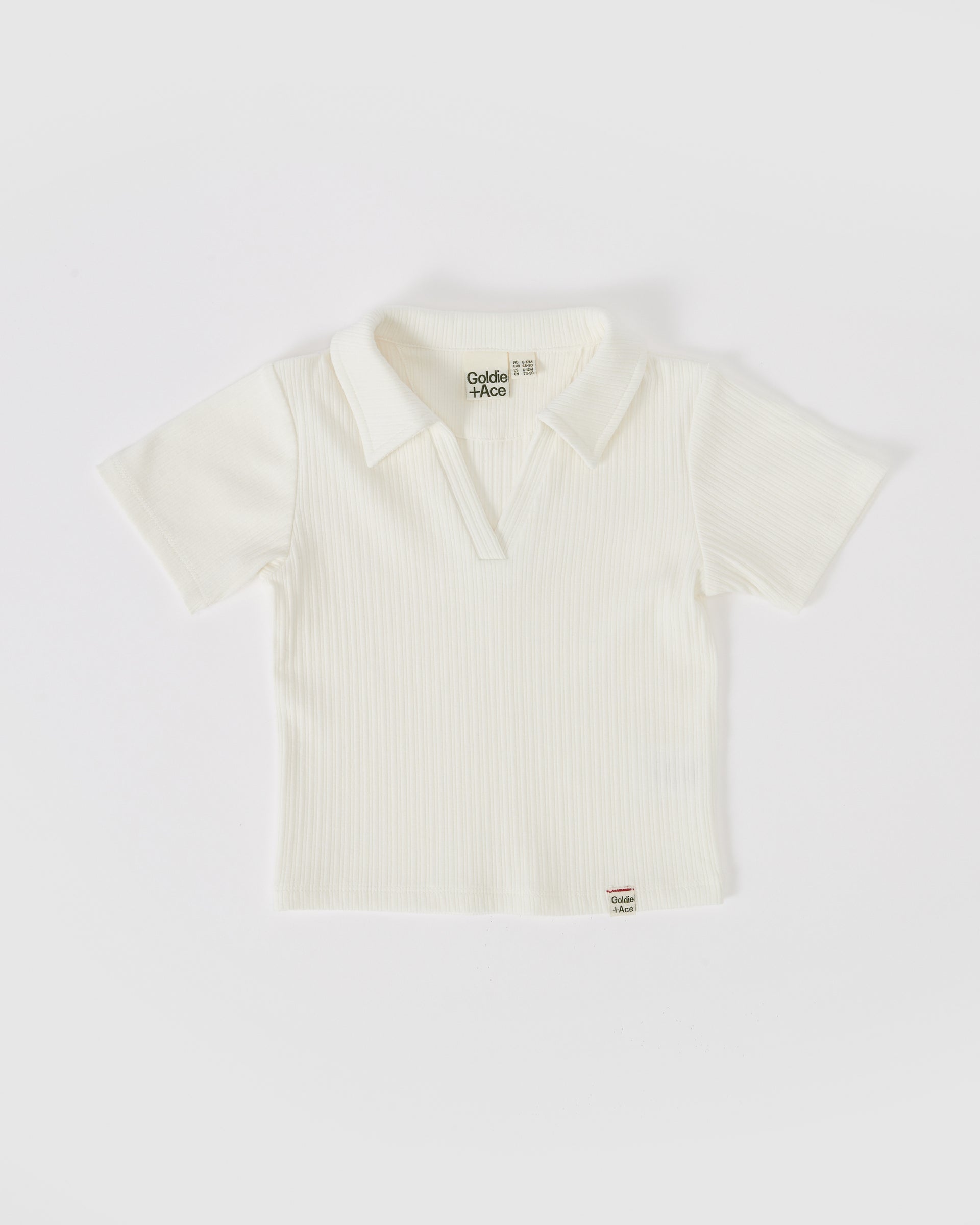 Pia Collared T-Shirt Ivory