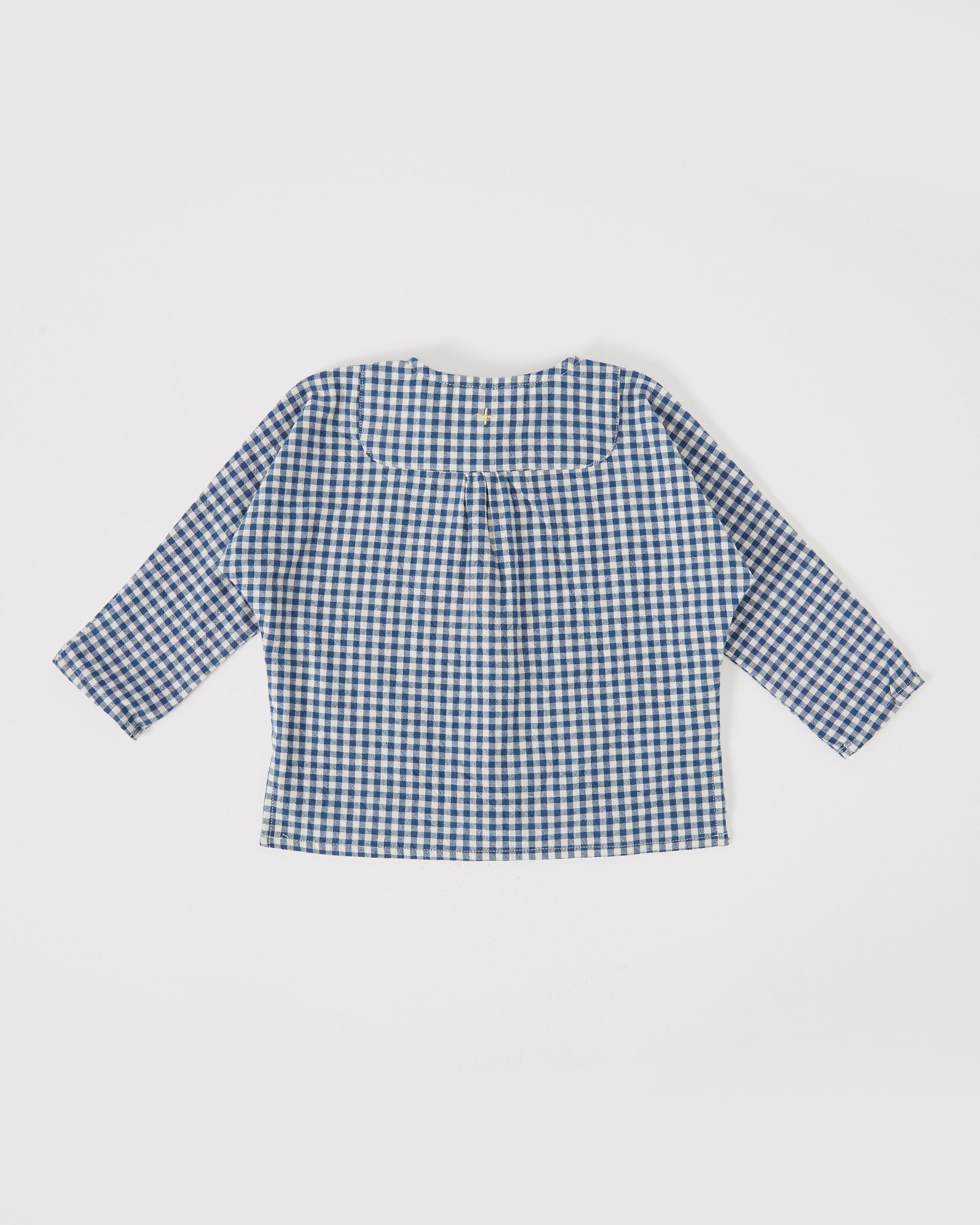 Kya Lightweight Shirt Blue Check Gingham