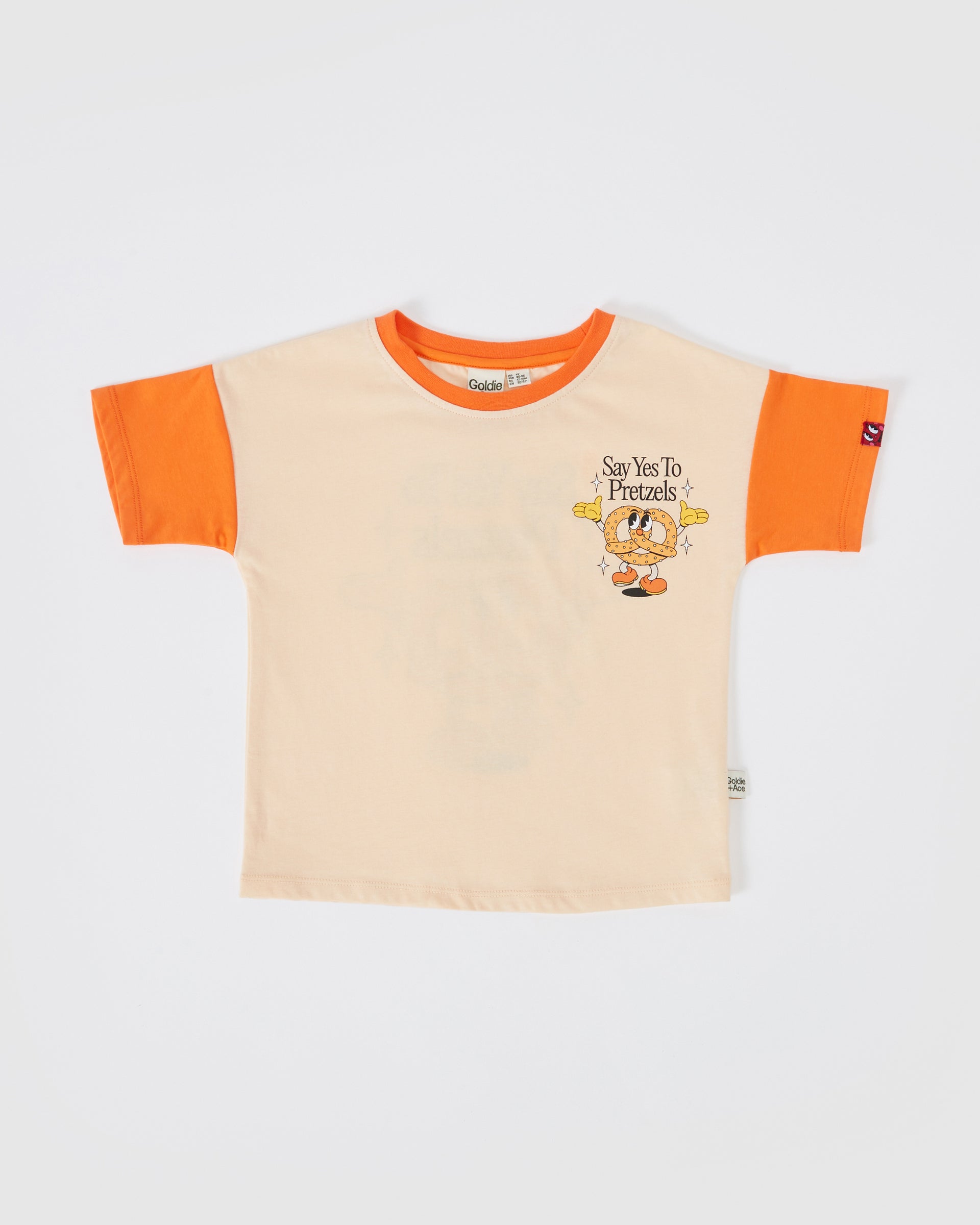 Say Yes To Pretzels T-Shirt Orange