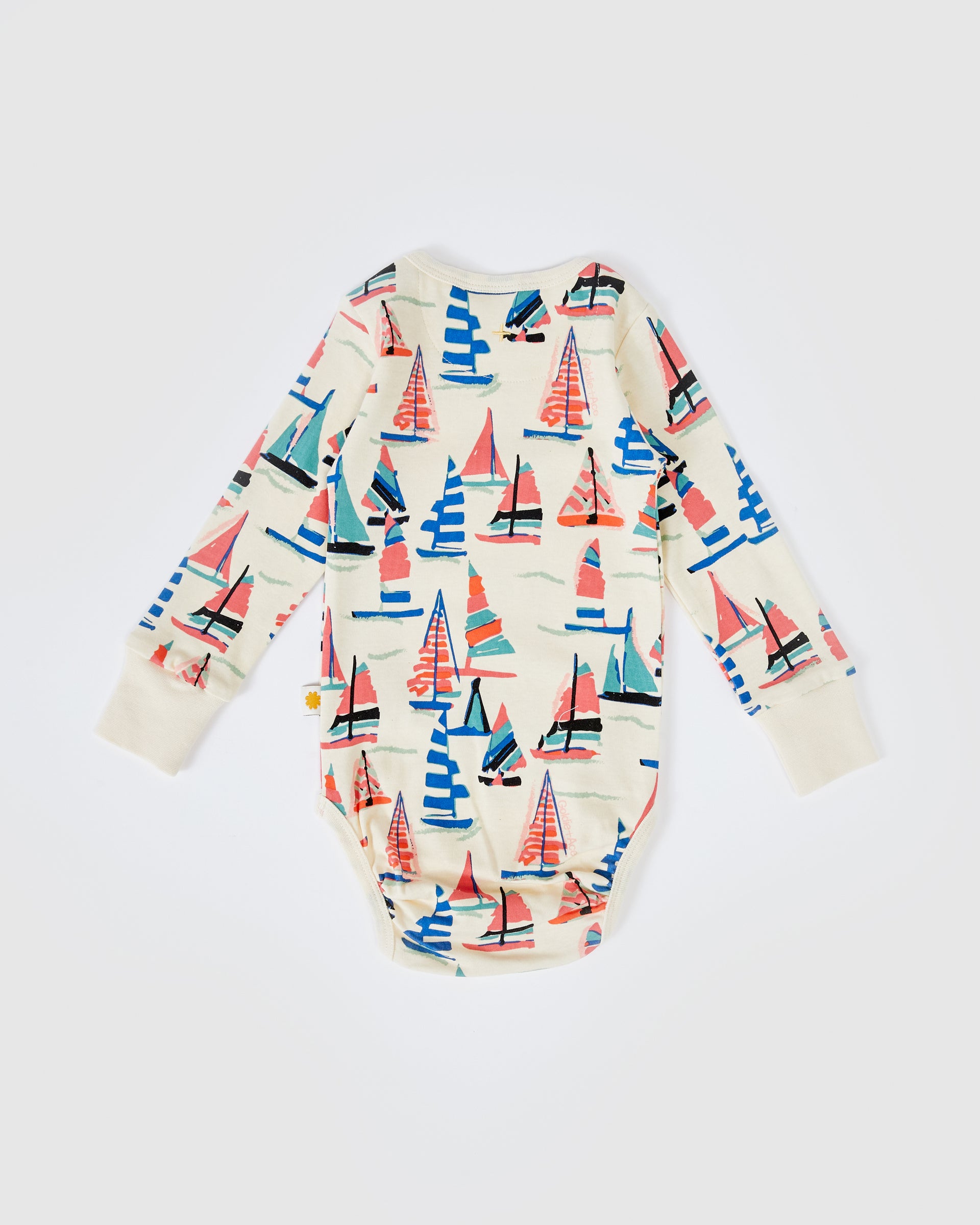 On The Bay Long Sleeve Bodysuit Vanilla