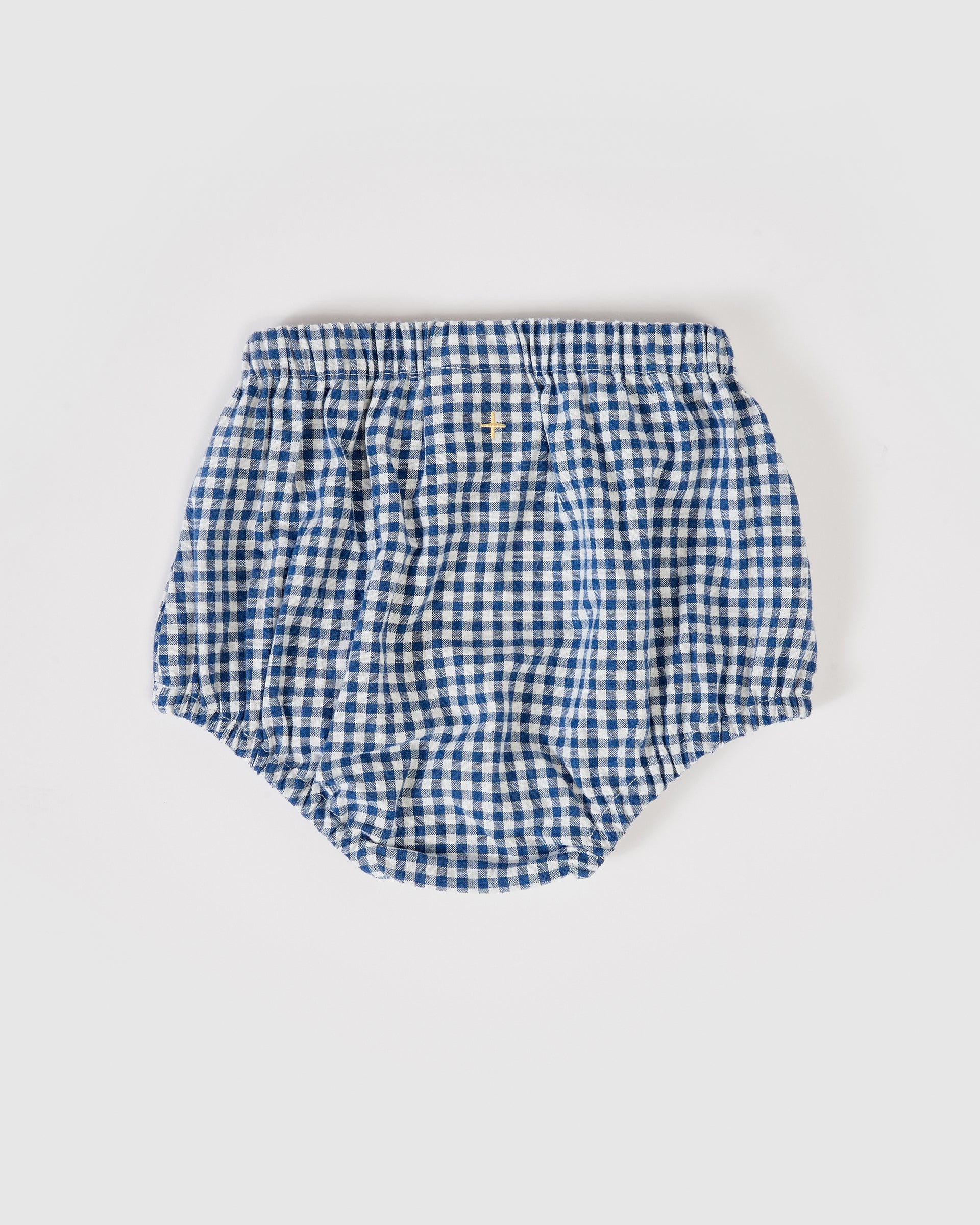 Kya Lightweight Bloomers Blue Check Gingham