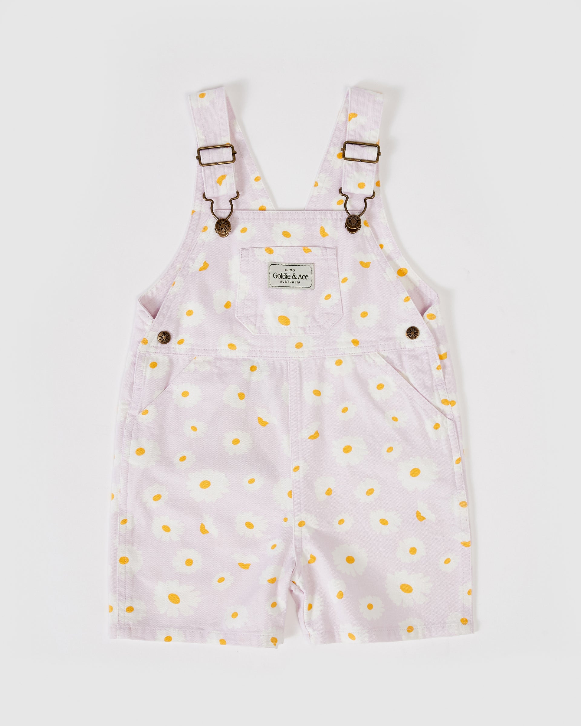 Burton Dancing Daisy Denim Overalls Lavender