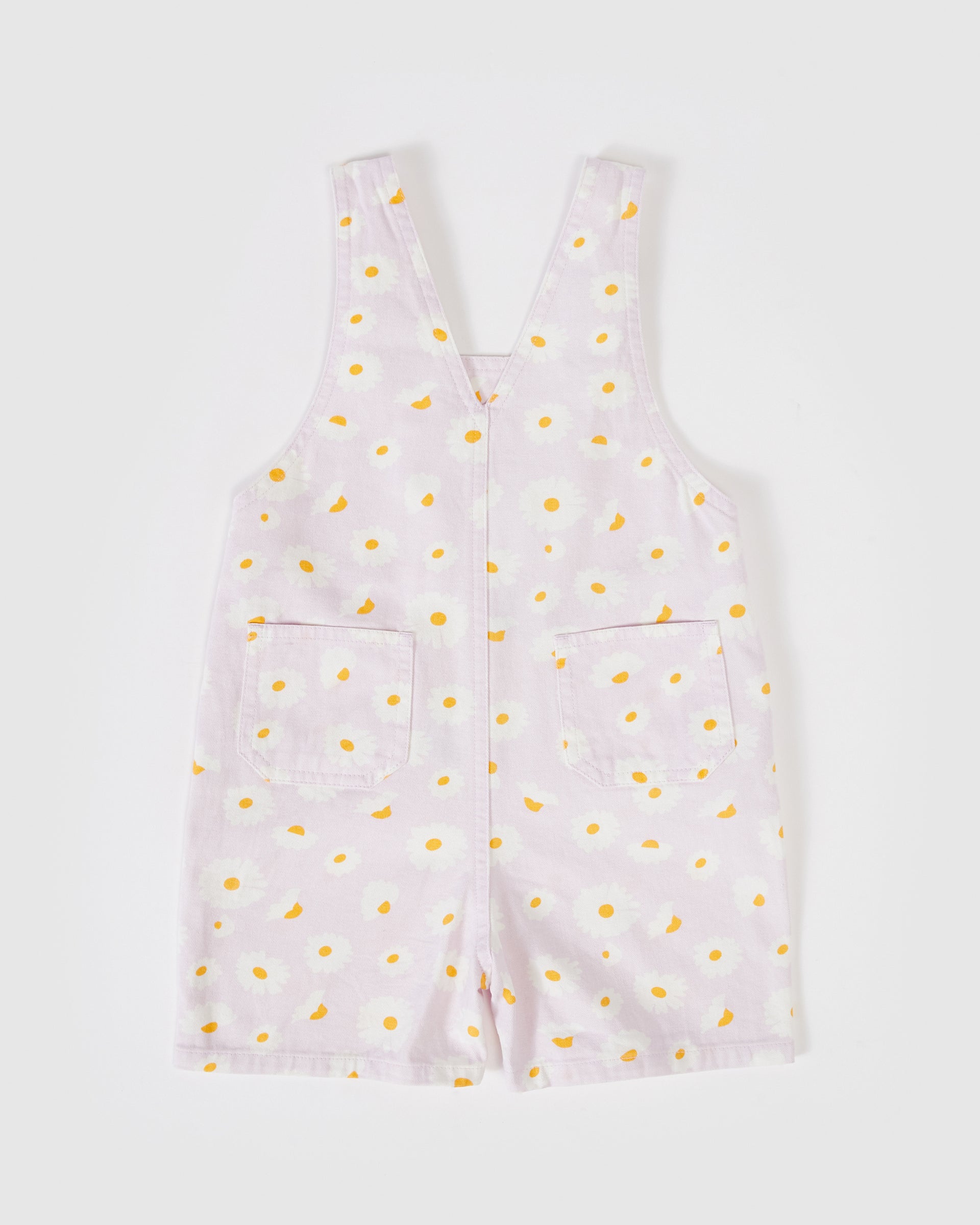 Burton Dancing Daisy Denim Overalls Lavender