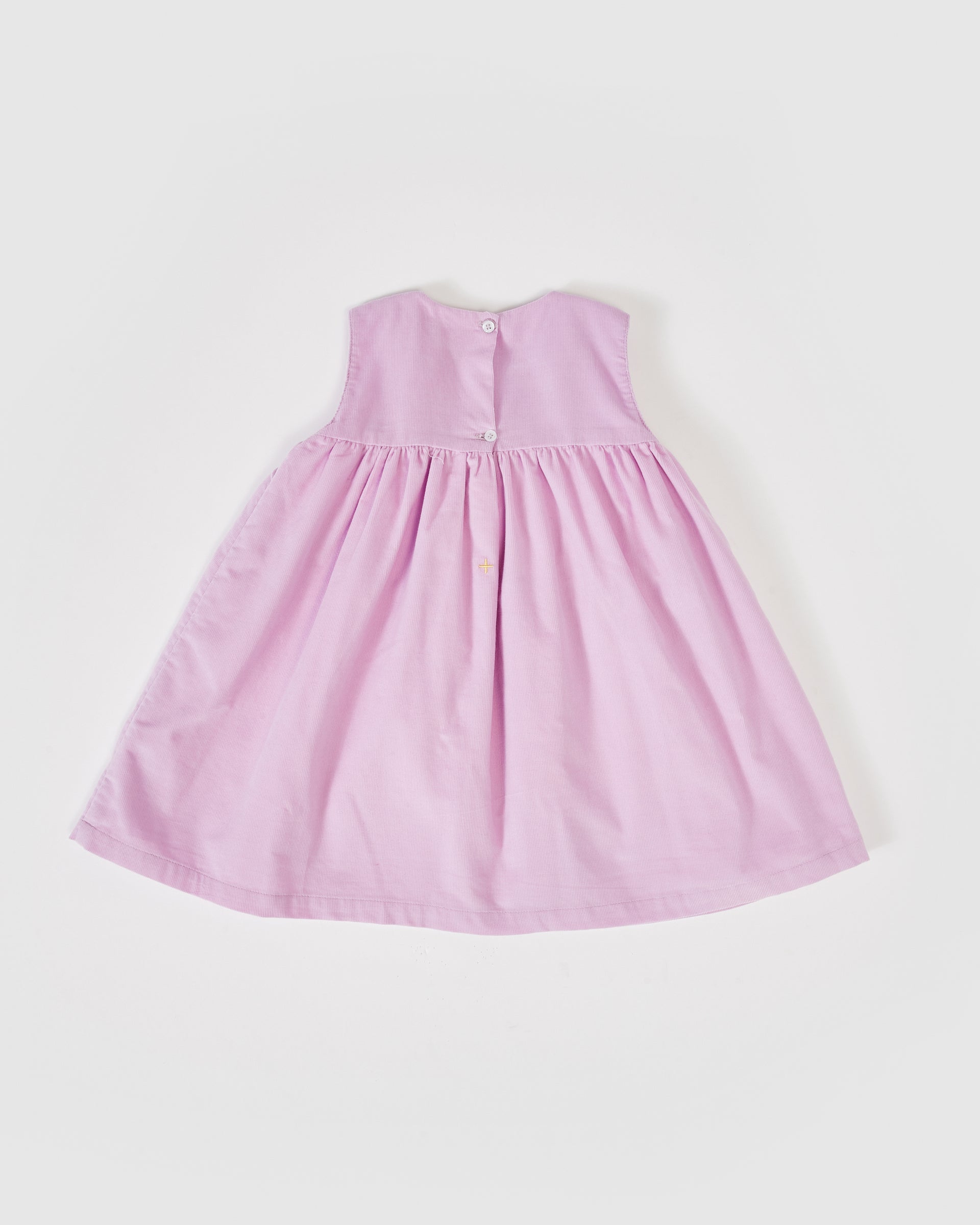 Seagull Corduroy Baby Dress Lavender