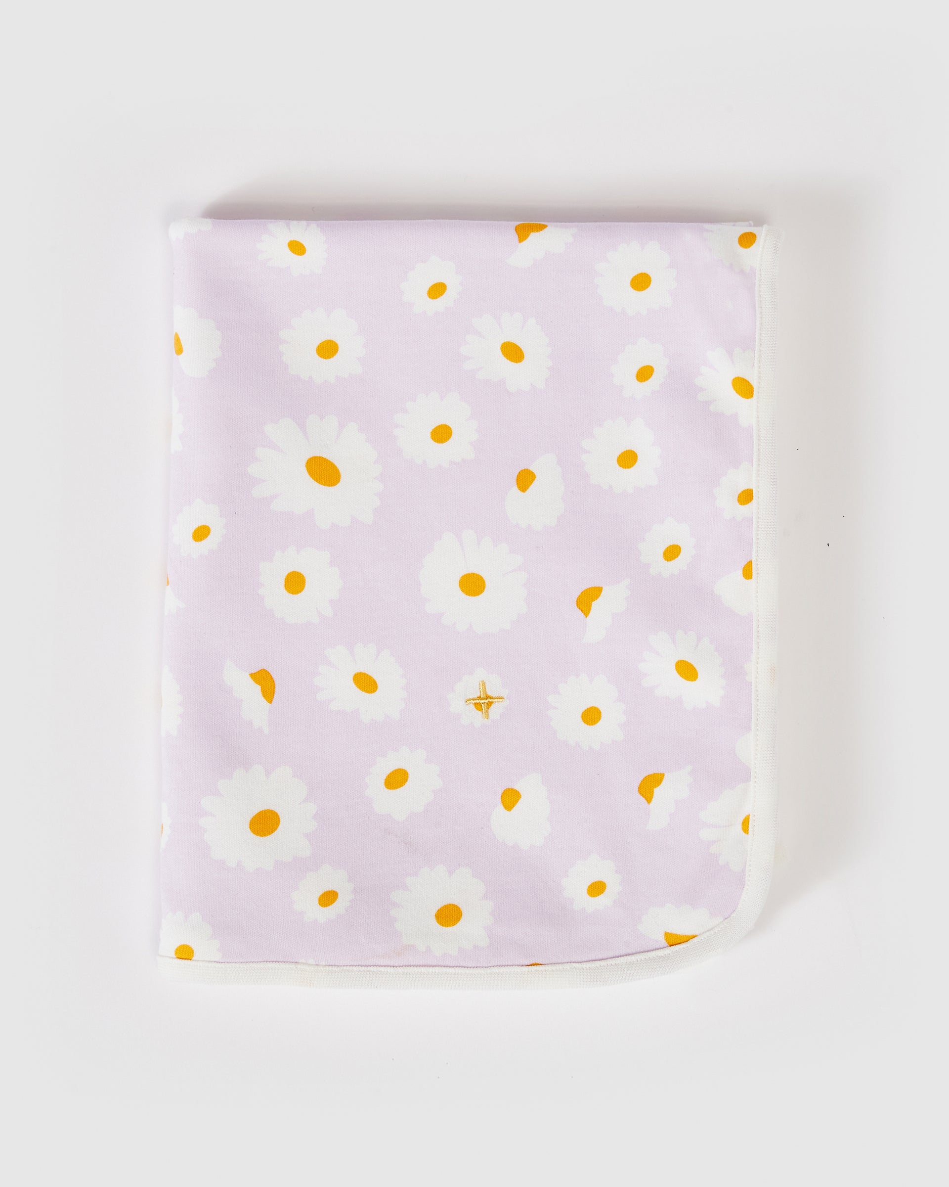 Dancing Daisy Print Baby Wrap Lavender