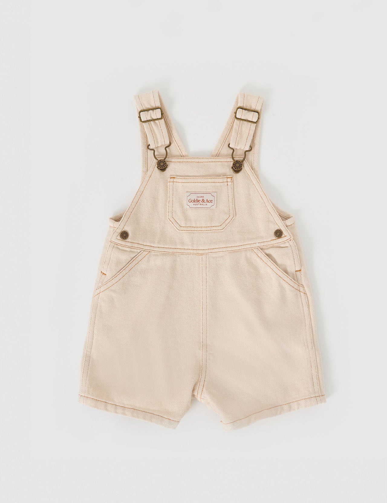 Burton Vintage Washed Denim Overalls Oat