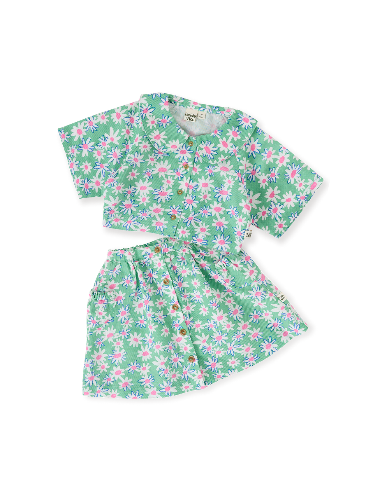 The Daisy Patch Skirt Set