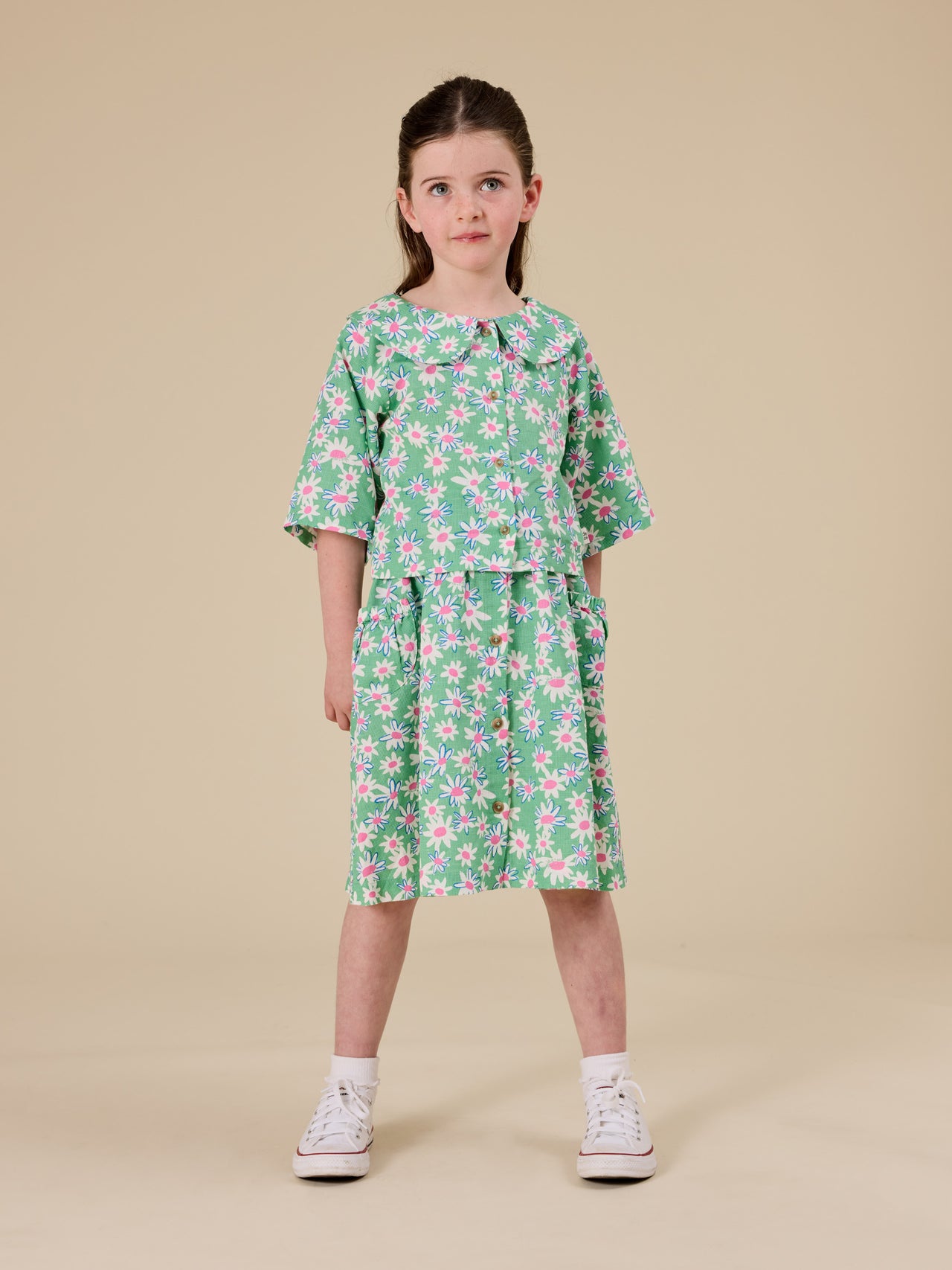 The Daisy Patch Skirt Set