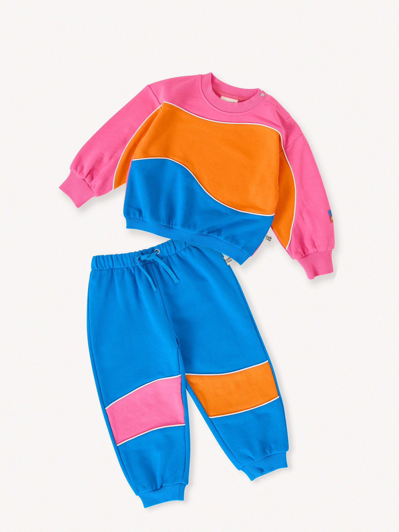 The Sunrise Piped Panel Sweat Set