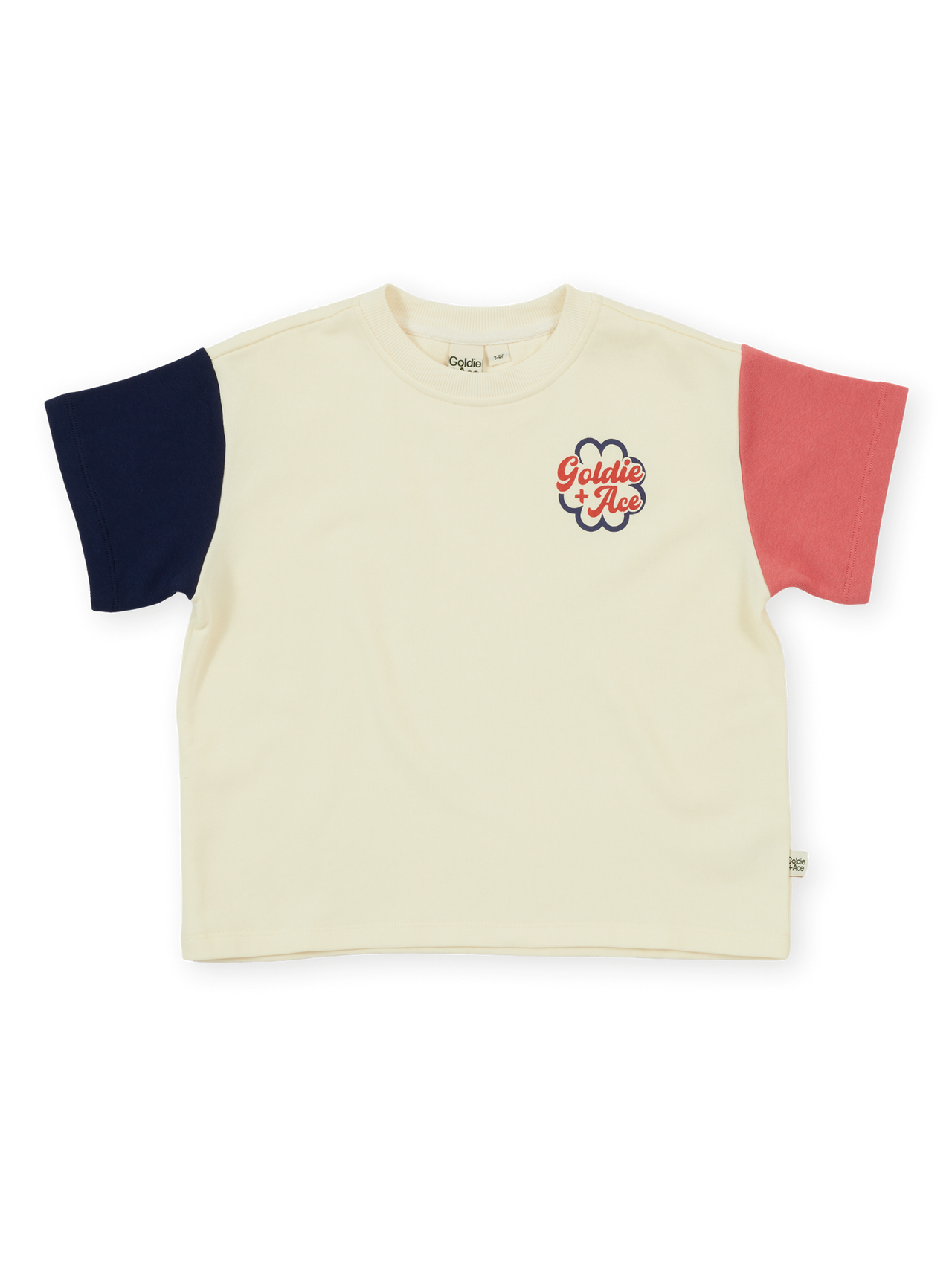 Oversized Sweat Tee Cream