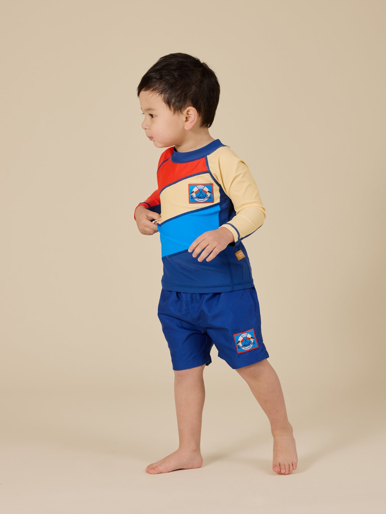 The Nautical Flag Kids Swim Set