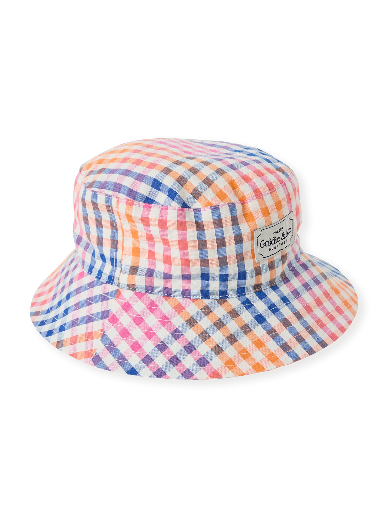 Rainbow Gingham Bucket Hat