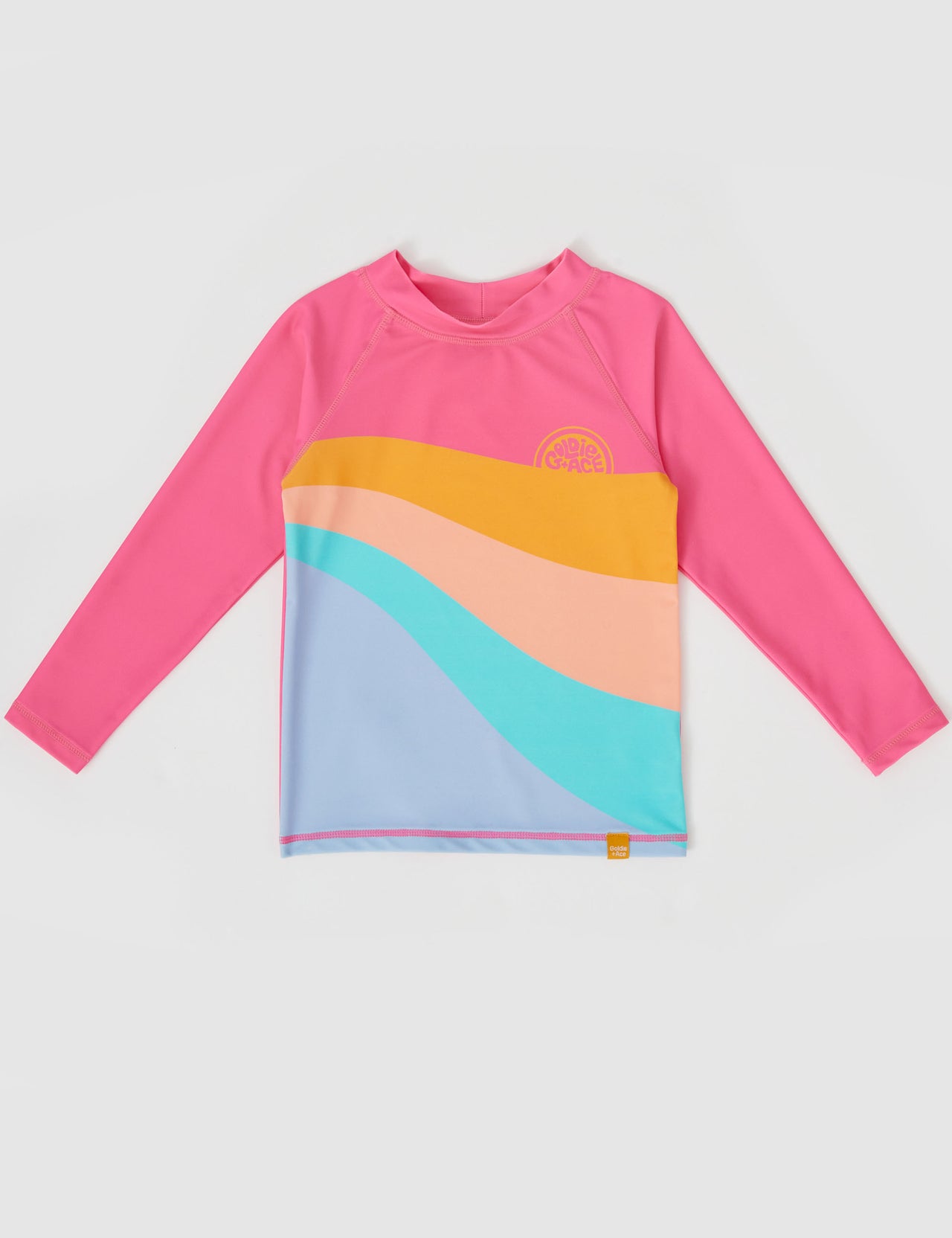 Ride The Wave Rashguard Pink Multi