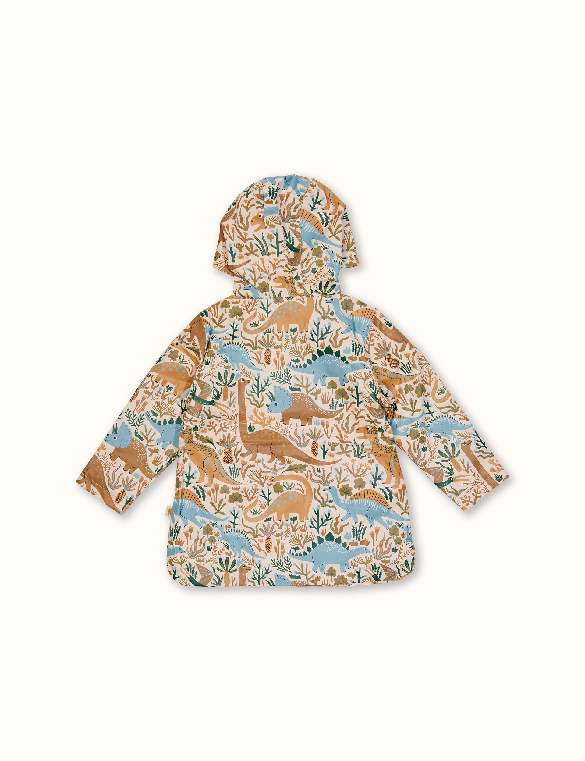 Dino Roar Print Raincoat Blue