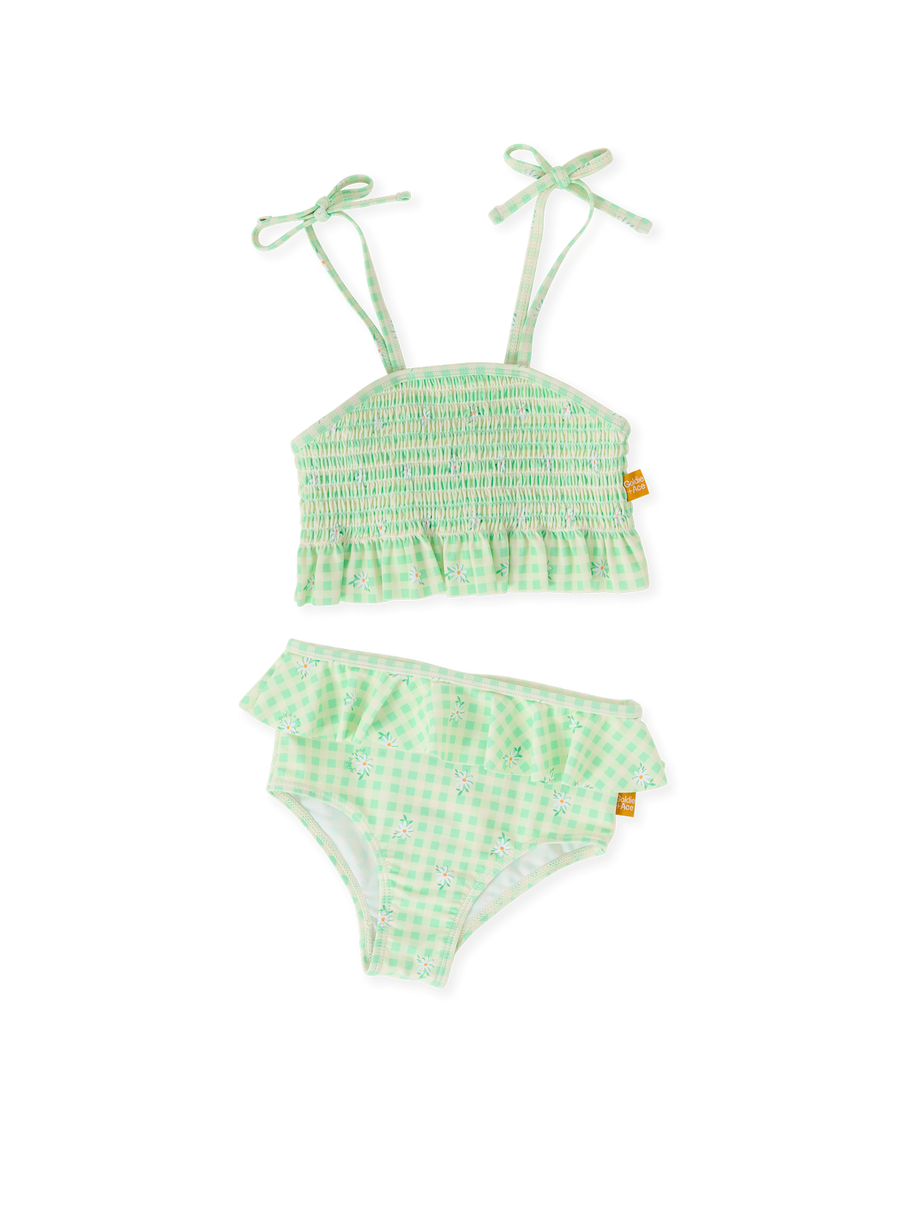 The Gingham Daisy Bikini Set