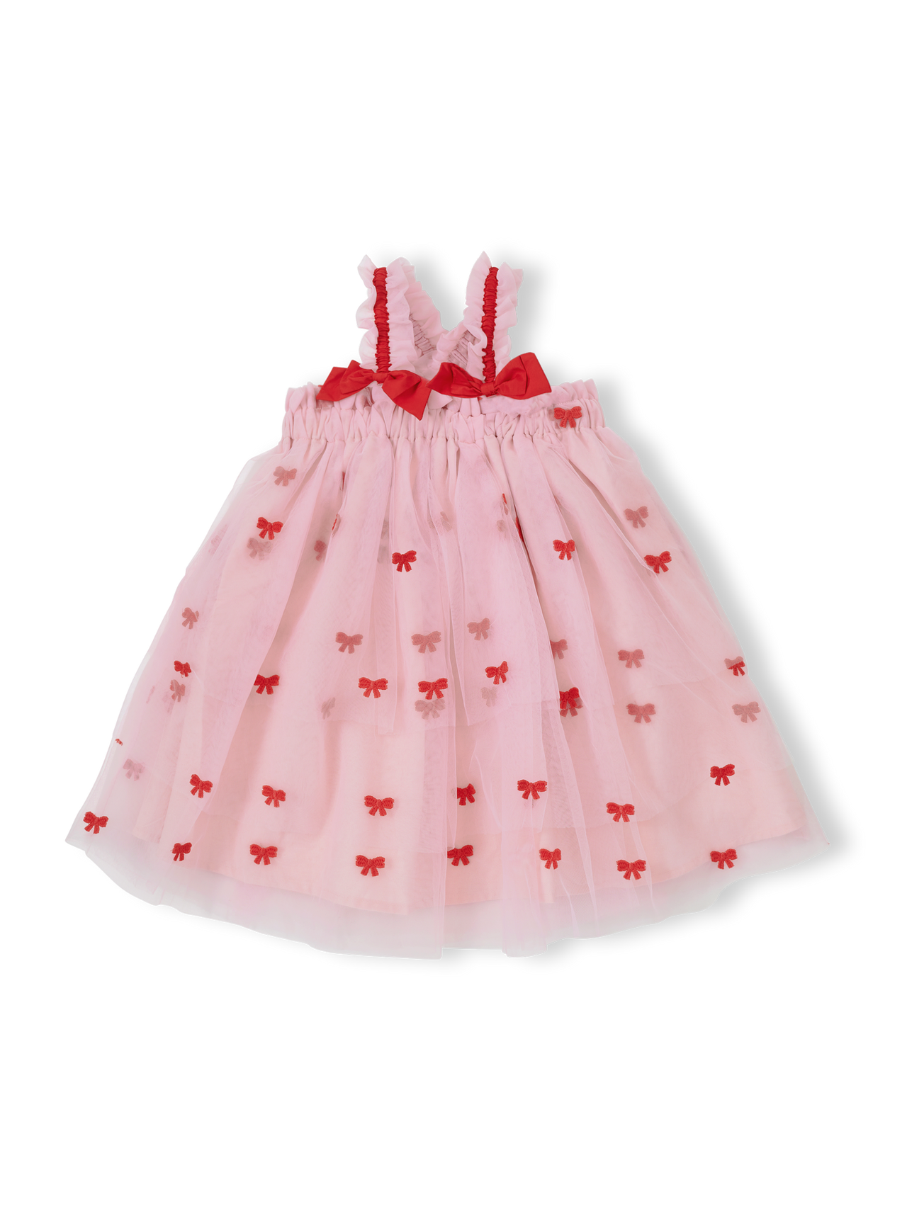 Babydoll Tulle Bow Dress