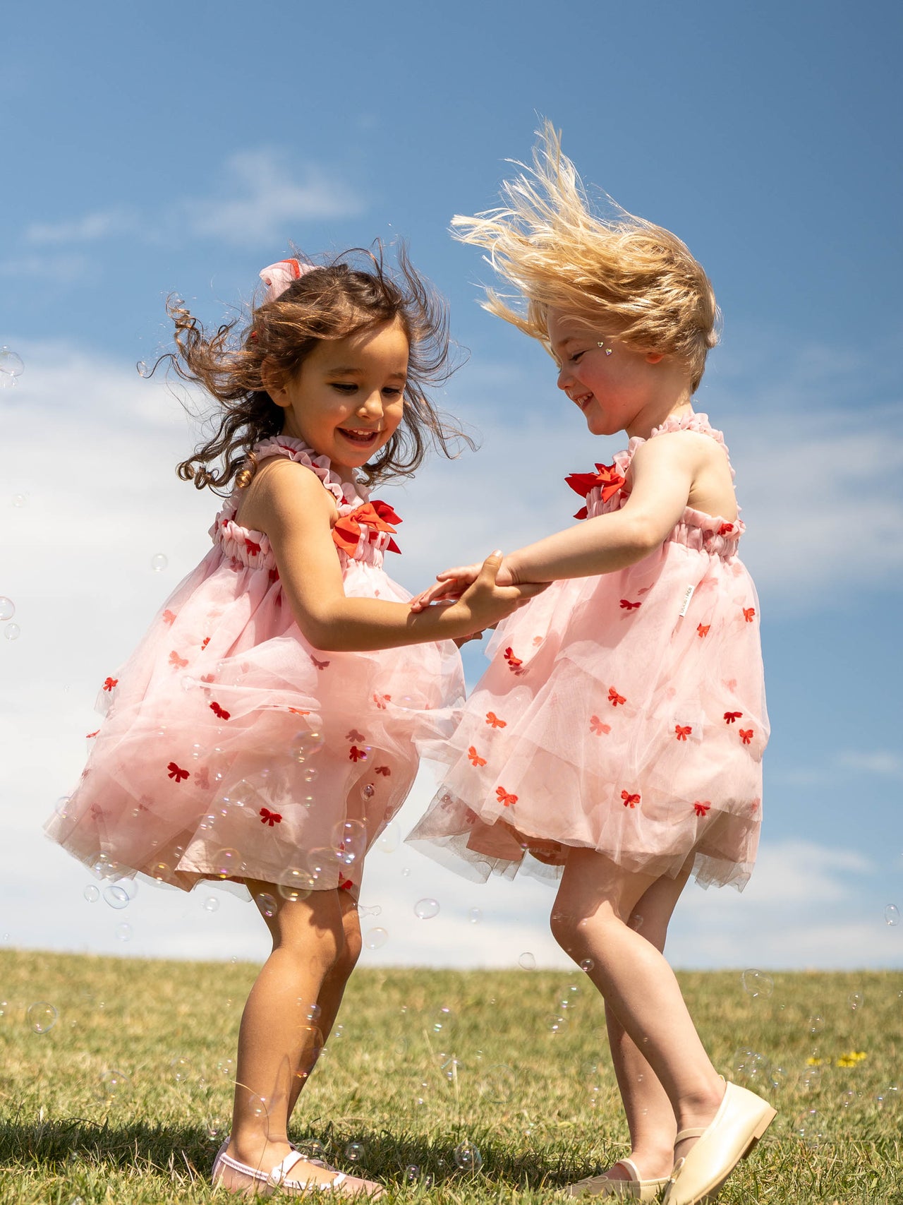 Babydoll Tulle Bow Dress