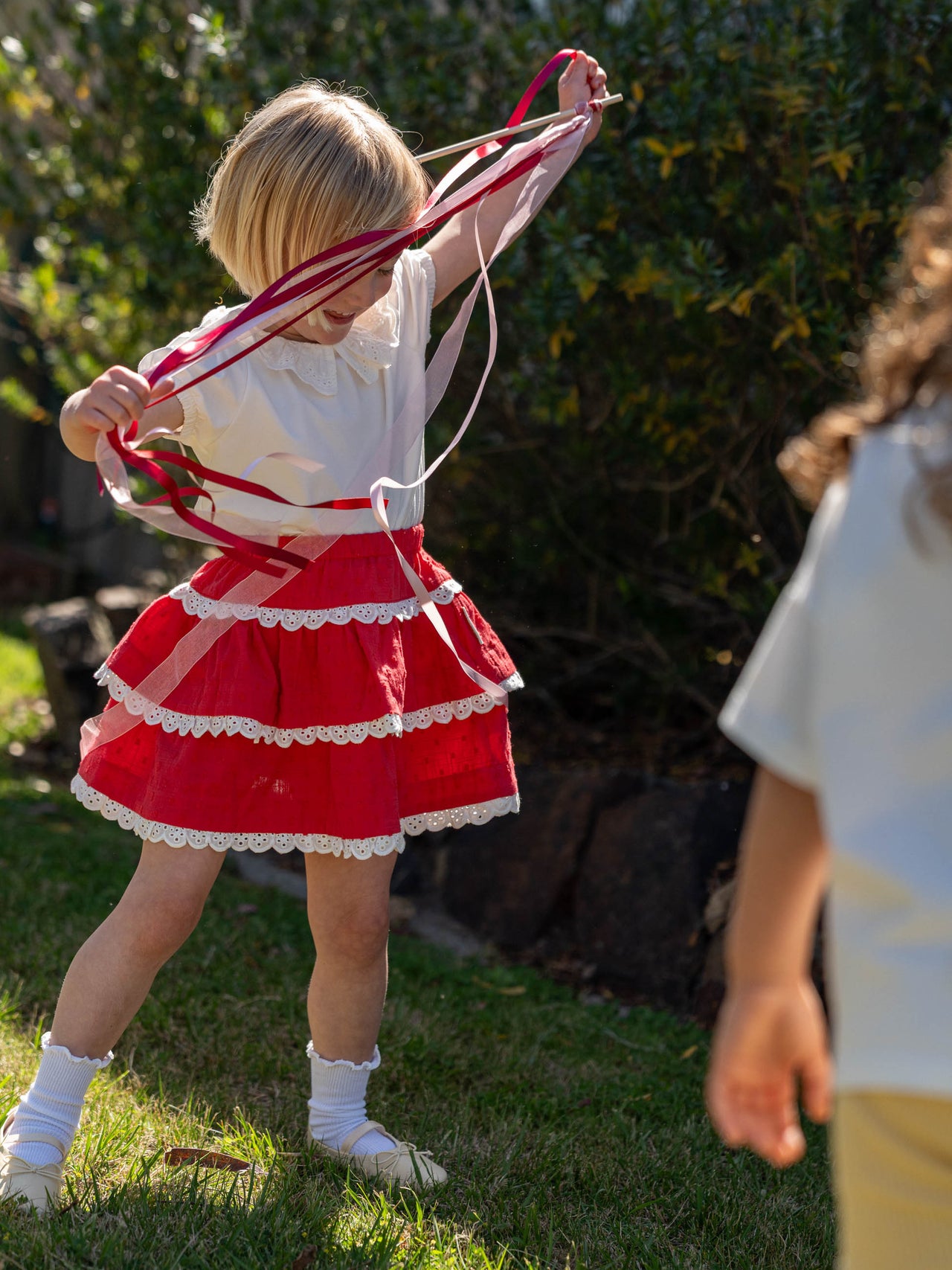 Laura Puff Sleeve Collar T-Shirt