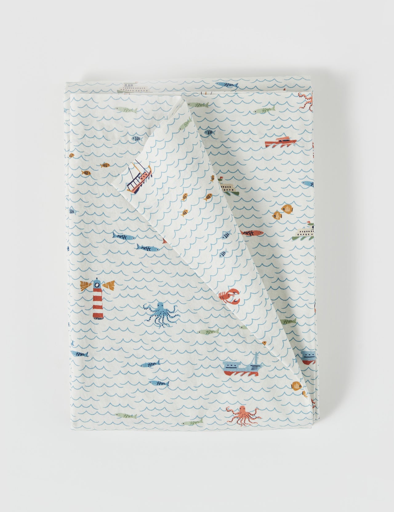 Oceania Vintage Washed Cotton Flat Sheet