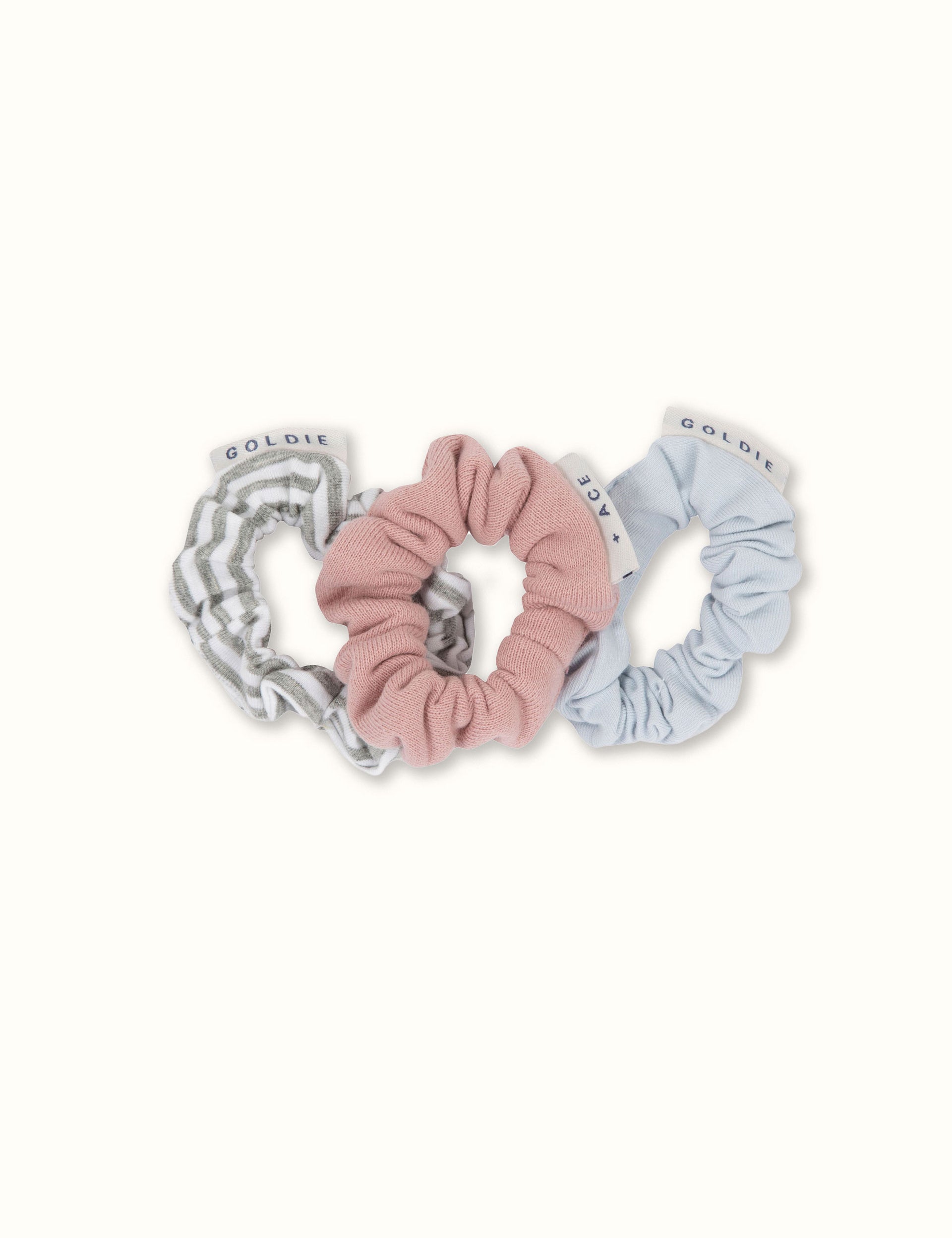 3 Pack Stripe Scrunchies