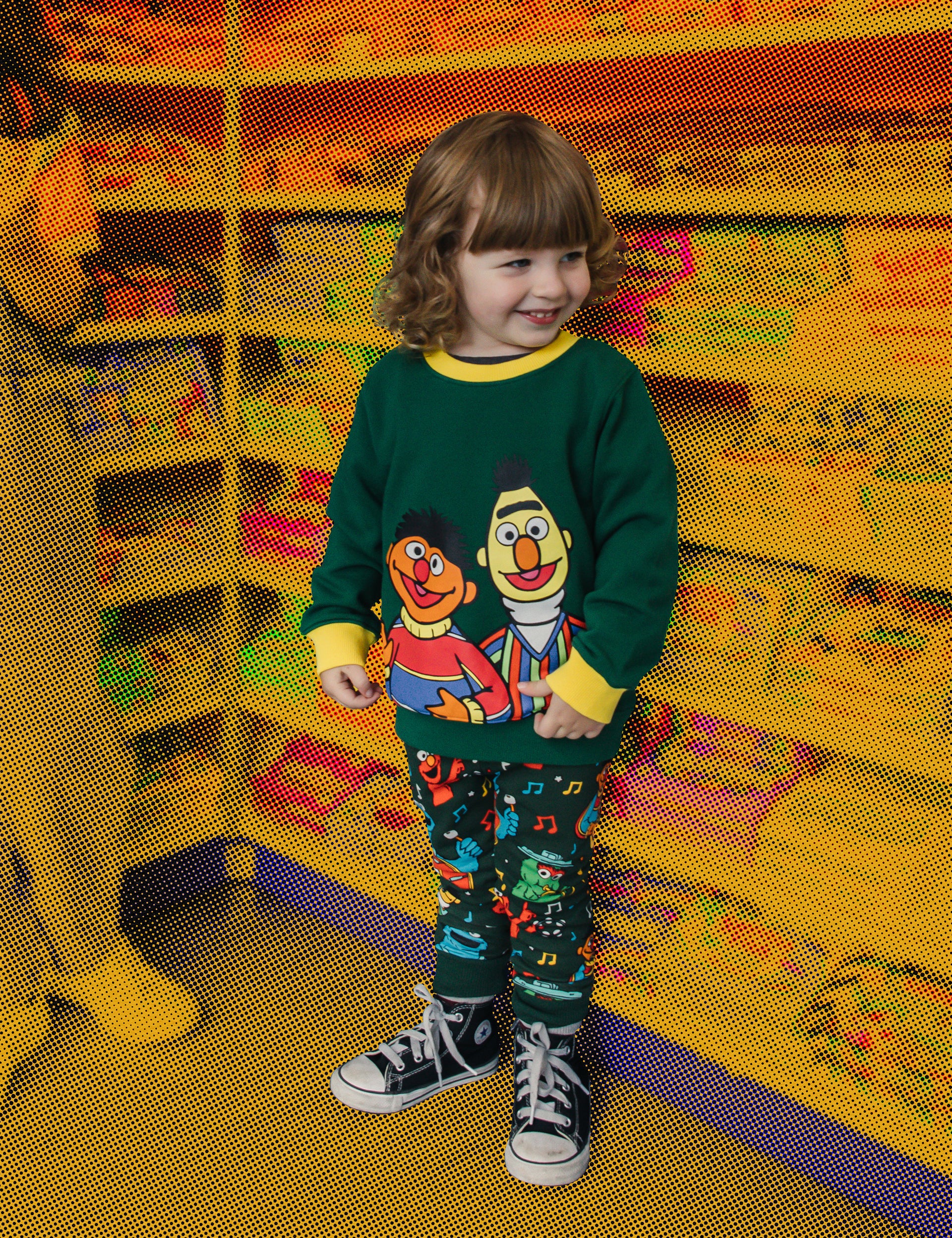 Sesame Street® - Musical Moments Pyjama Set Dark Green