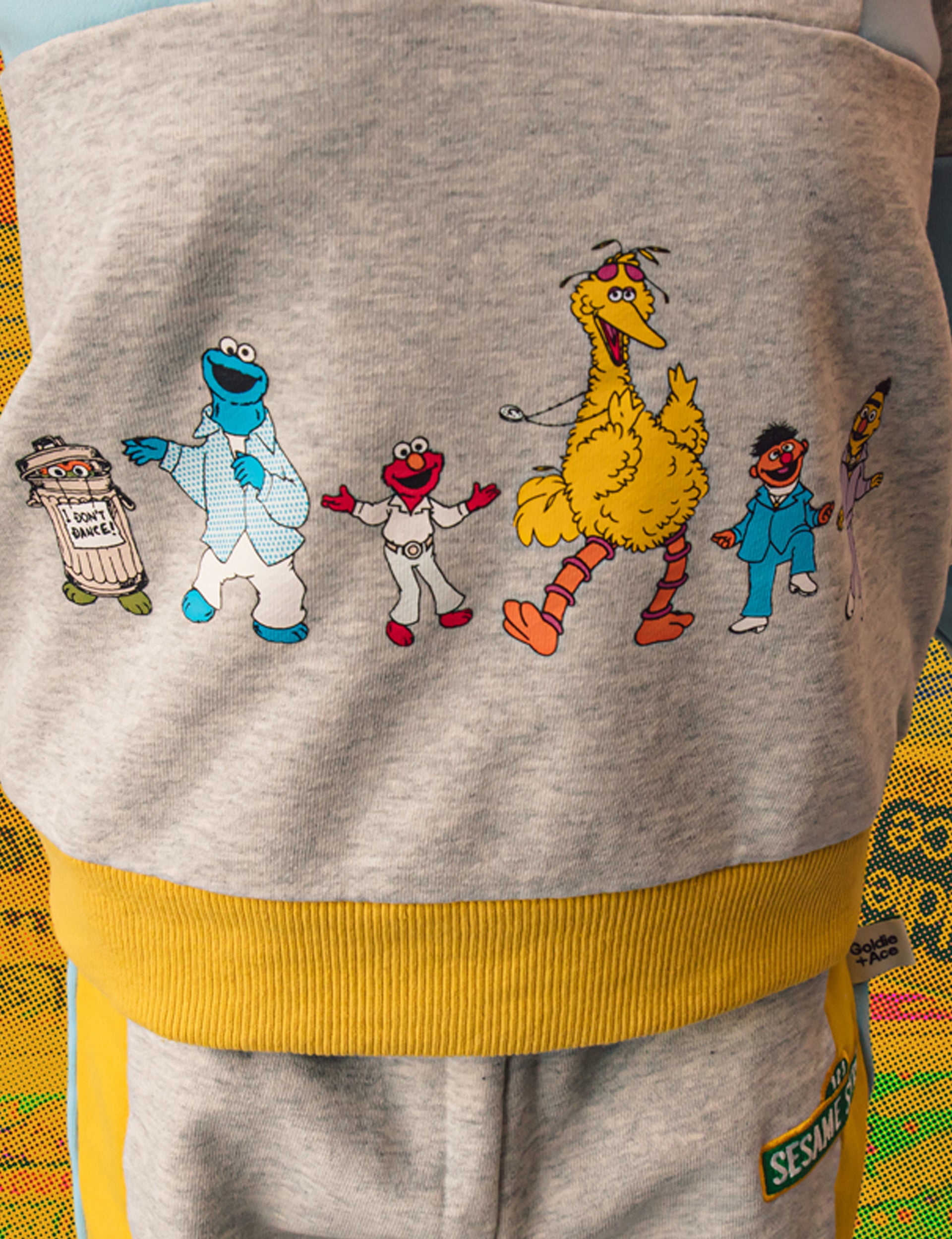 Sesame Street® - Disco Party Sweat Set Grey Marle