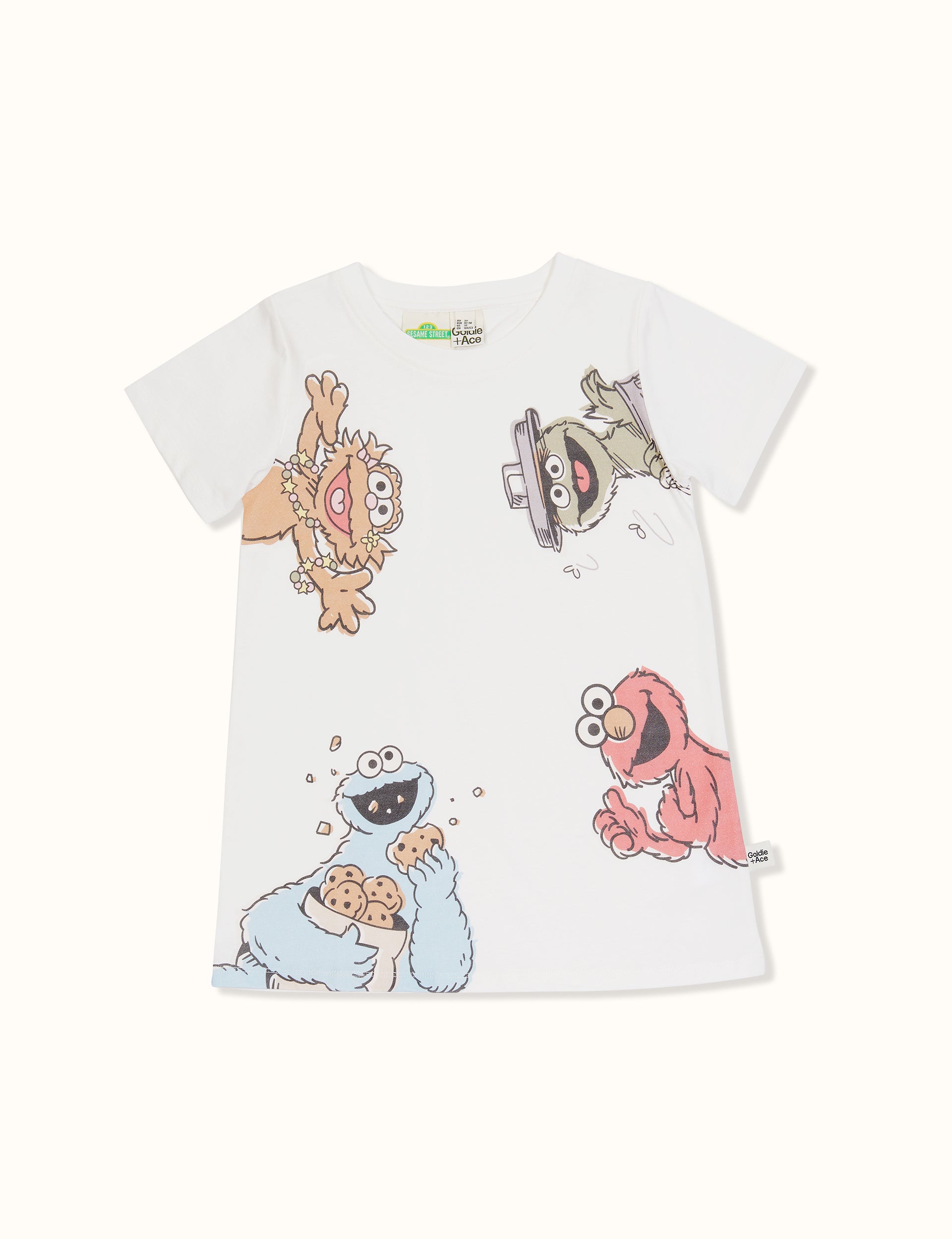 Sesame Street® Friends Sleep Tee Ivory