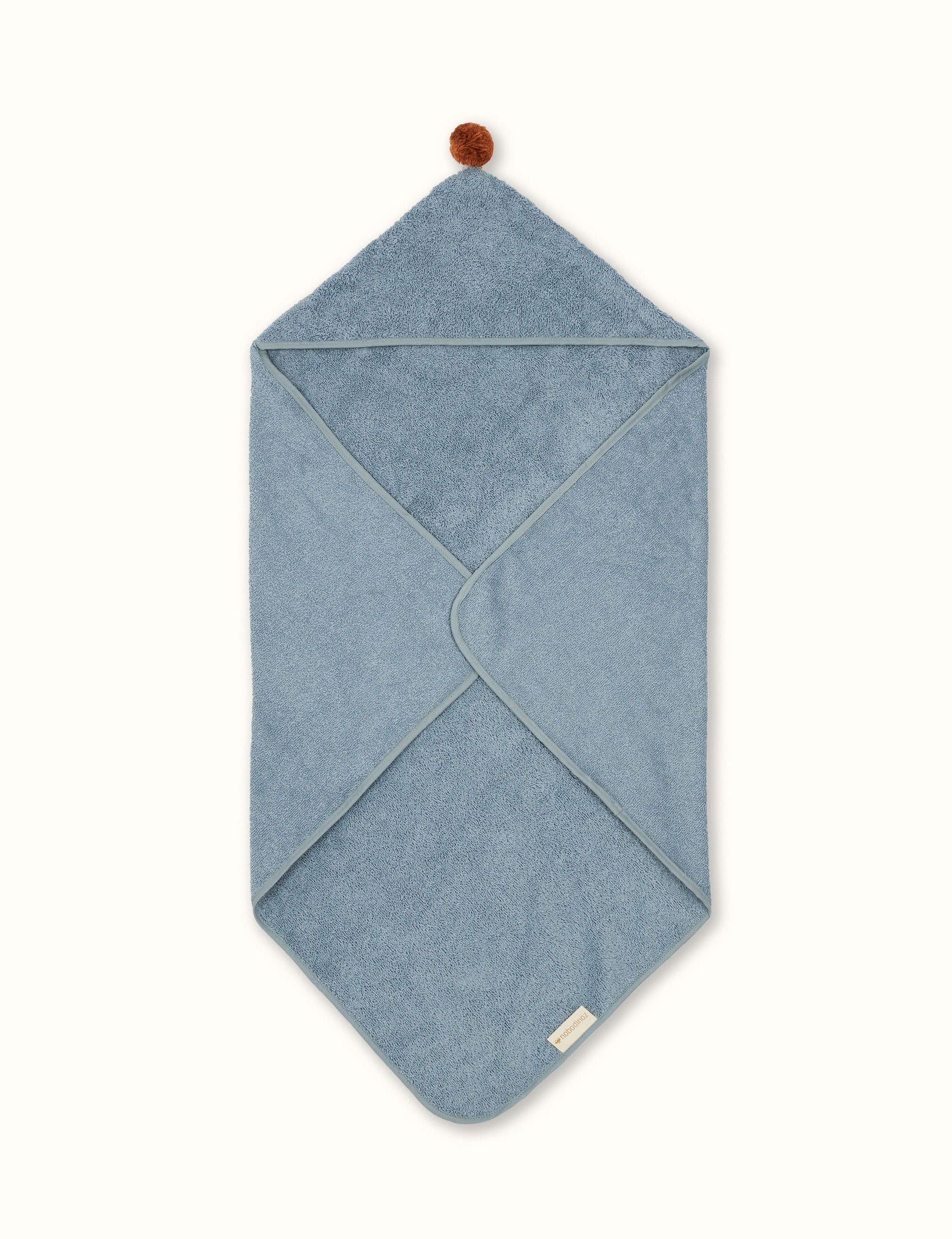 Nobodinoz So Cute Baby Hooded Bath Towel - Blue