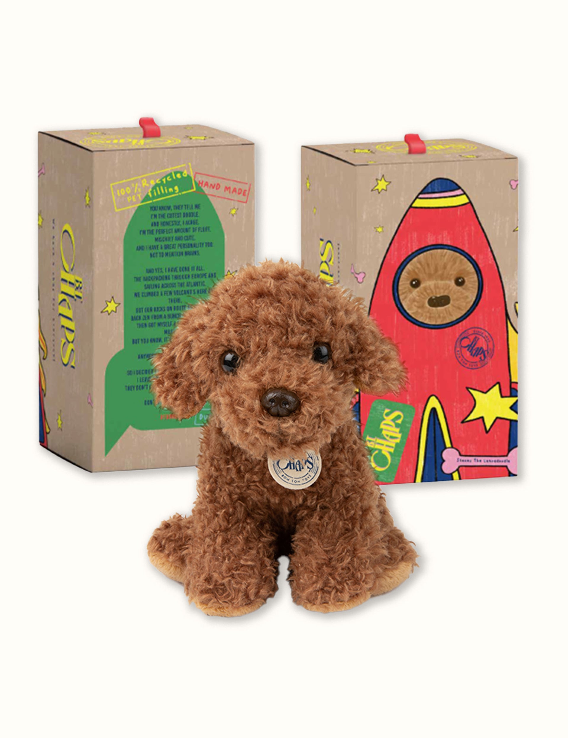 Stacy the Labradoodle Plush in giftbox 17cm