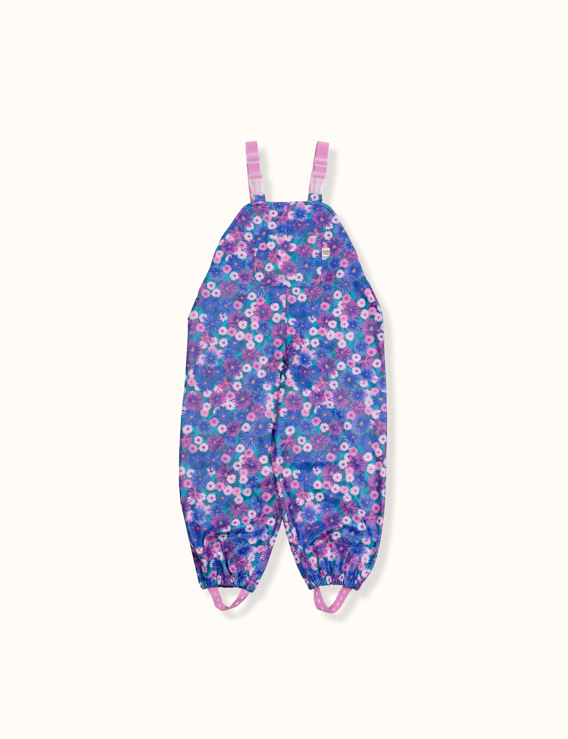 Garden Coral Print Rainsuit Violet
