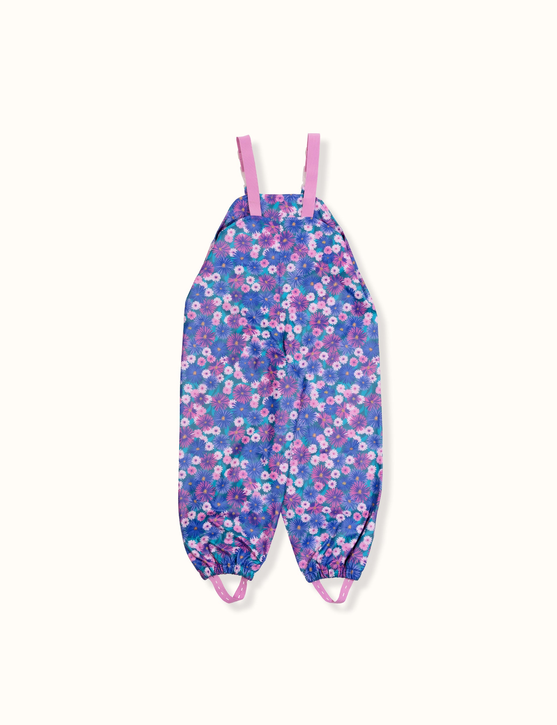 Garden Coral Print Rainsuit Violet