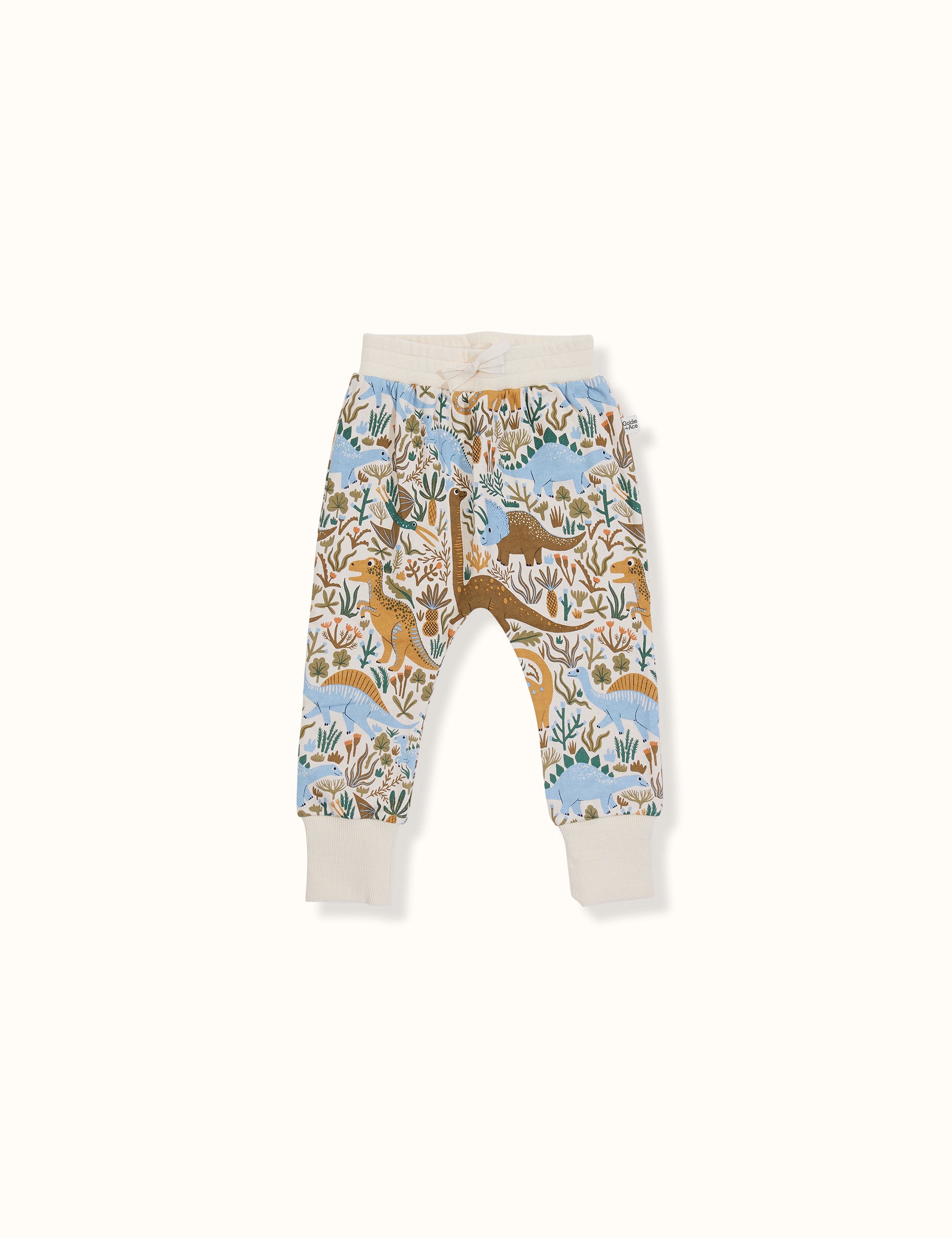 Dino Roar Terry Sweatpants Blue