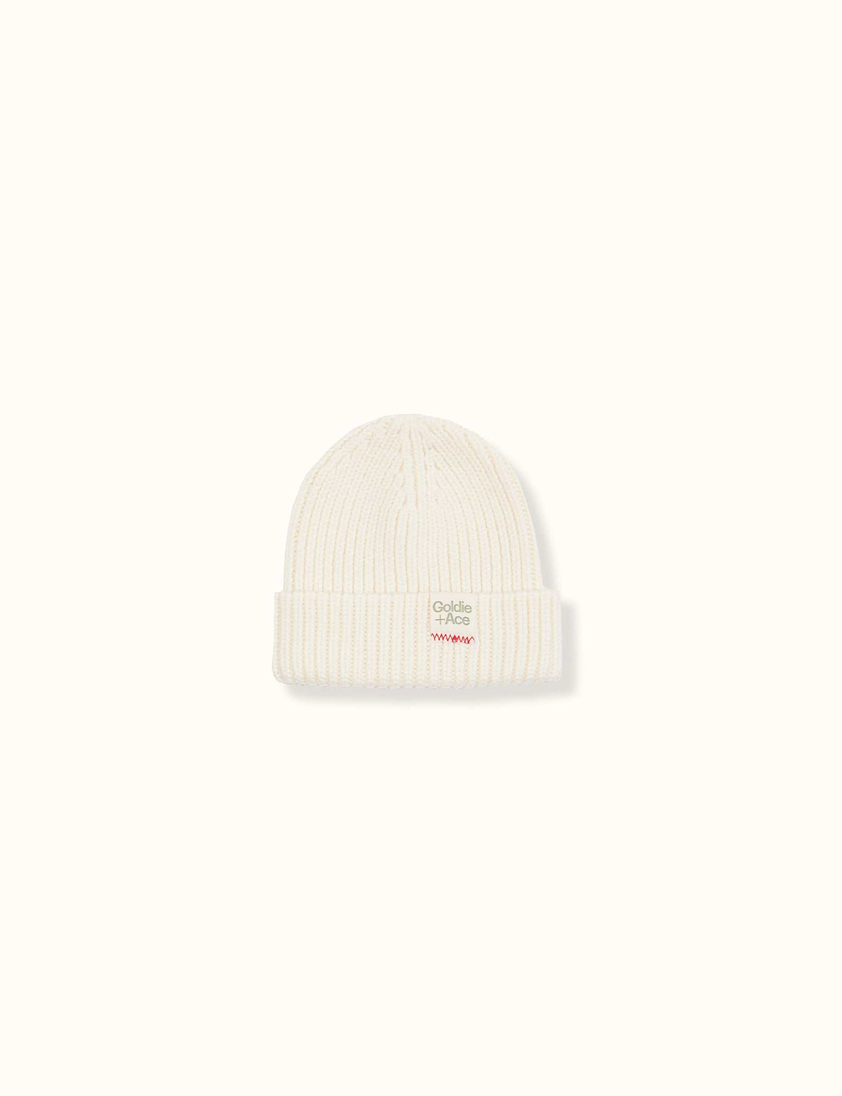 Goldie+Ace Wool Beanie Cream