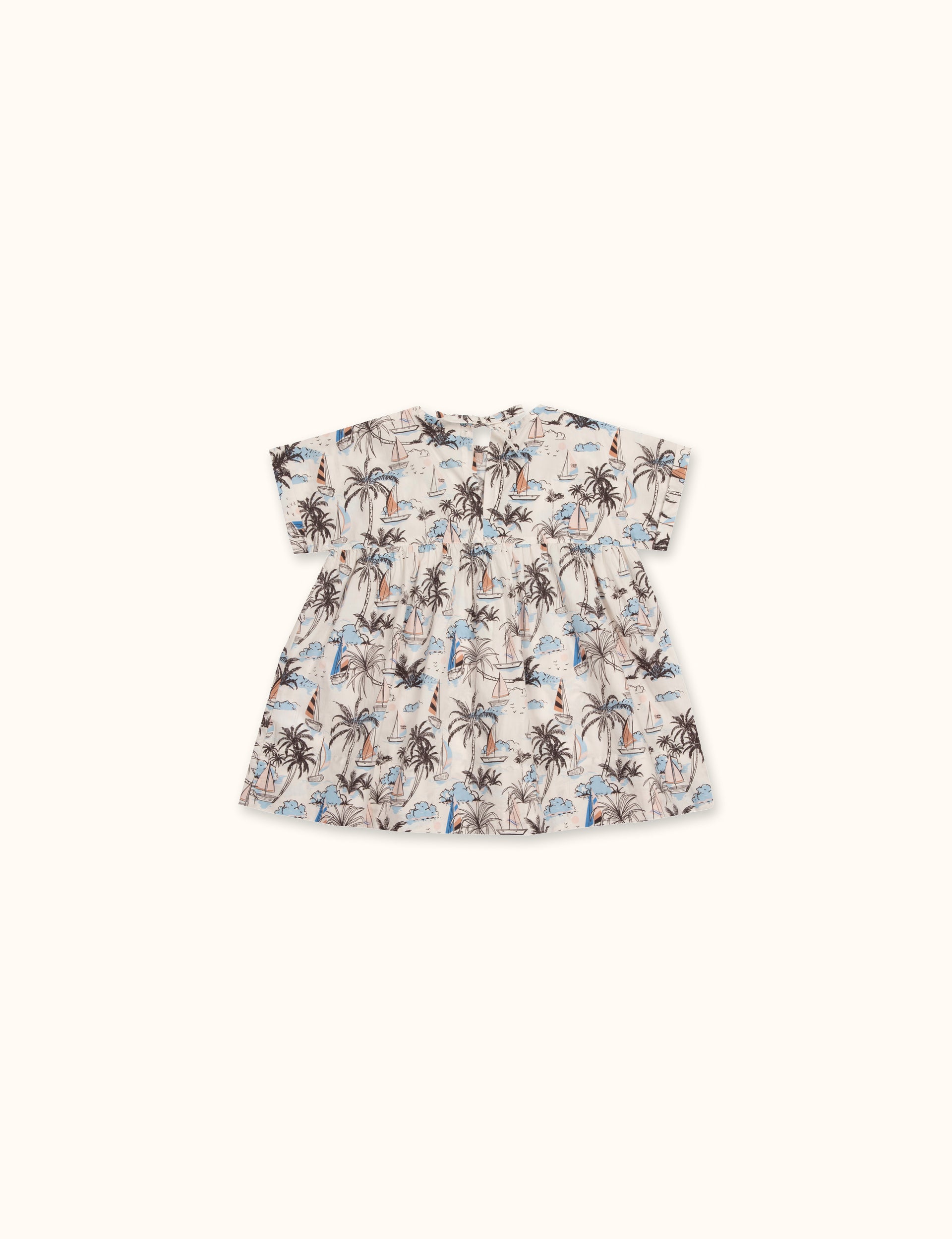 Lulu Tropicana Cotton Dress Natural