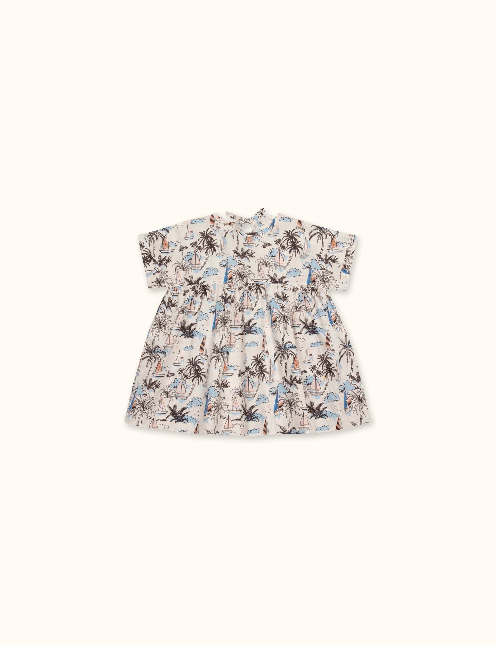 Lulu Tropicana Cotton Dress Natural