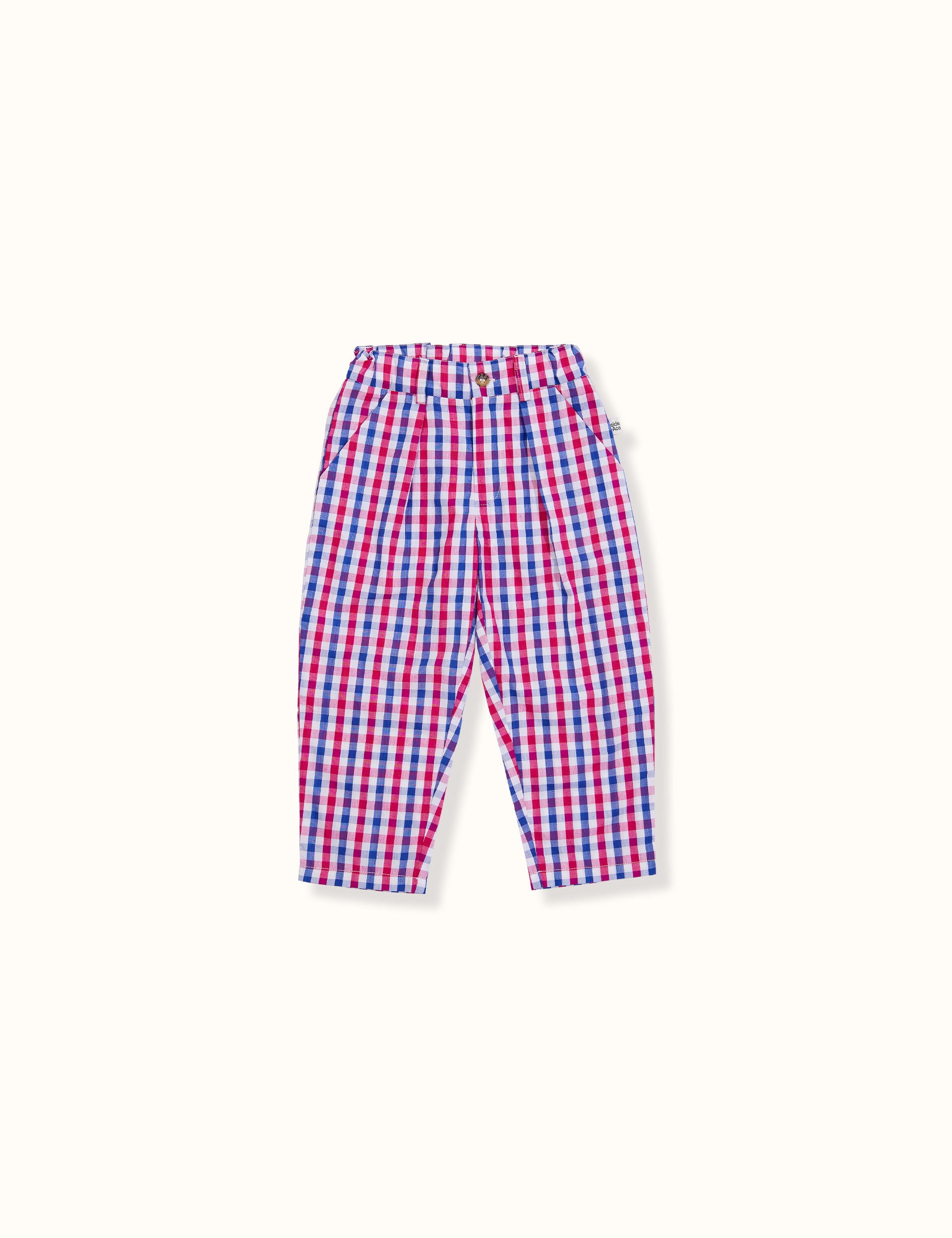 Mini Chino Check Red