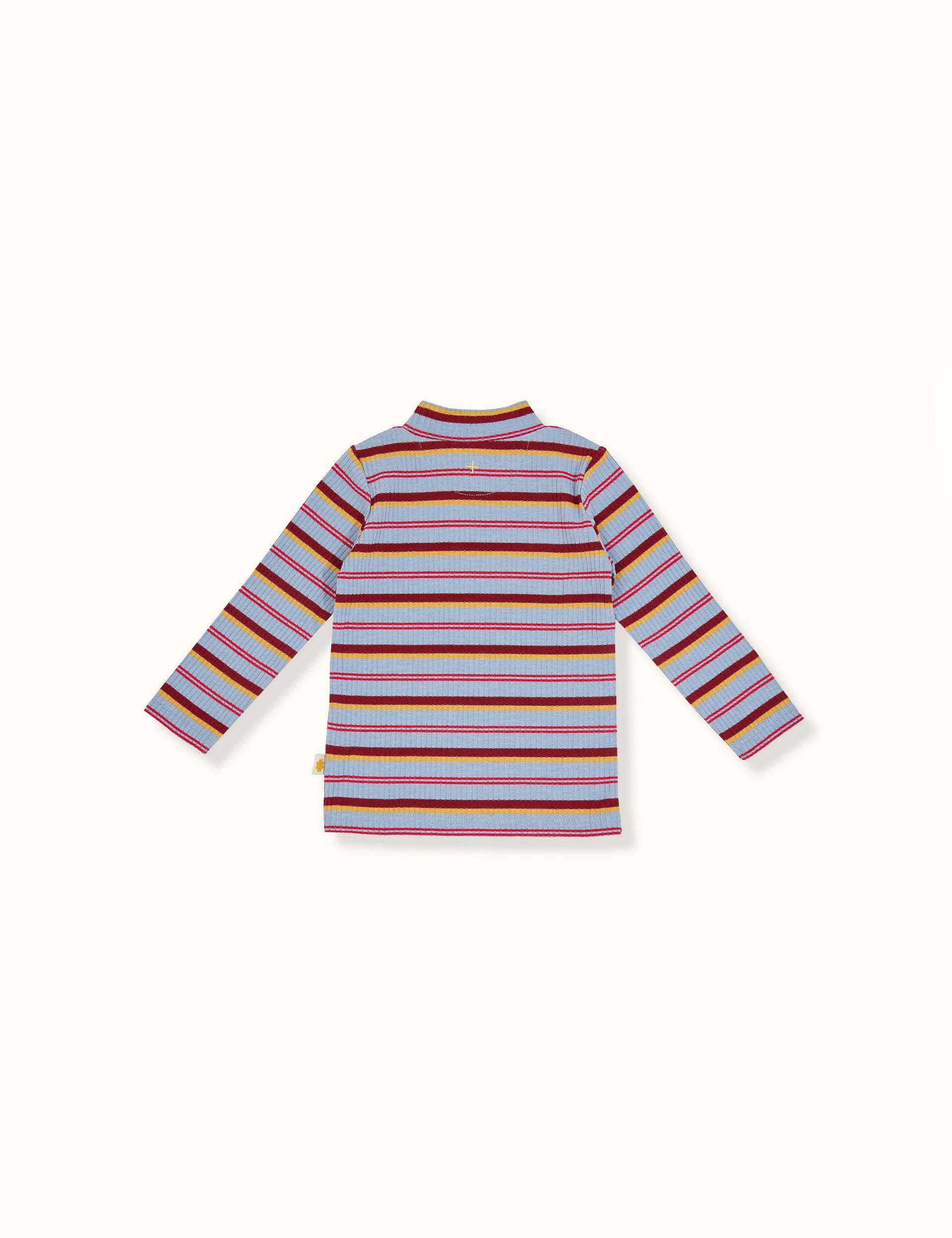 Mini Skivvy Top Stripe Blue Gold