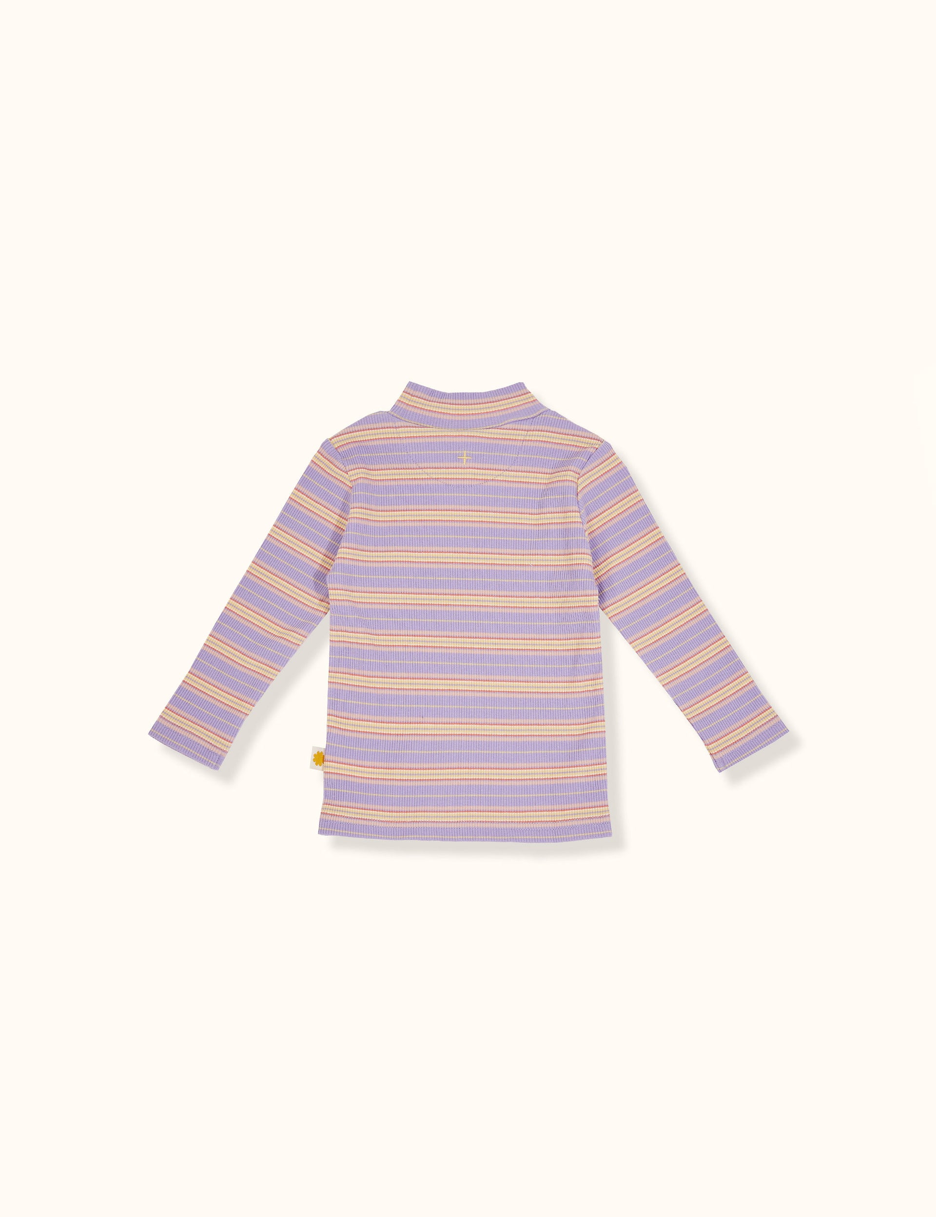 Mini Skivvy Top Stripe Lilac Yellow