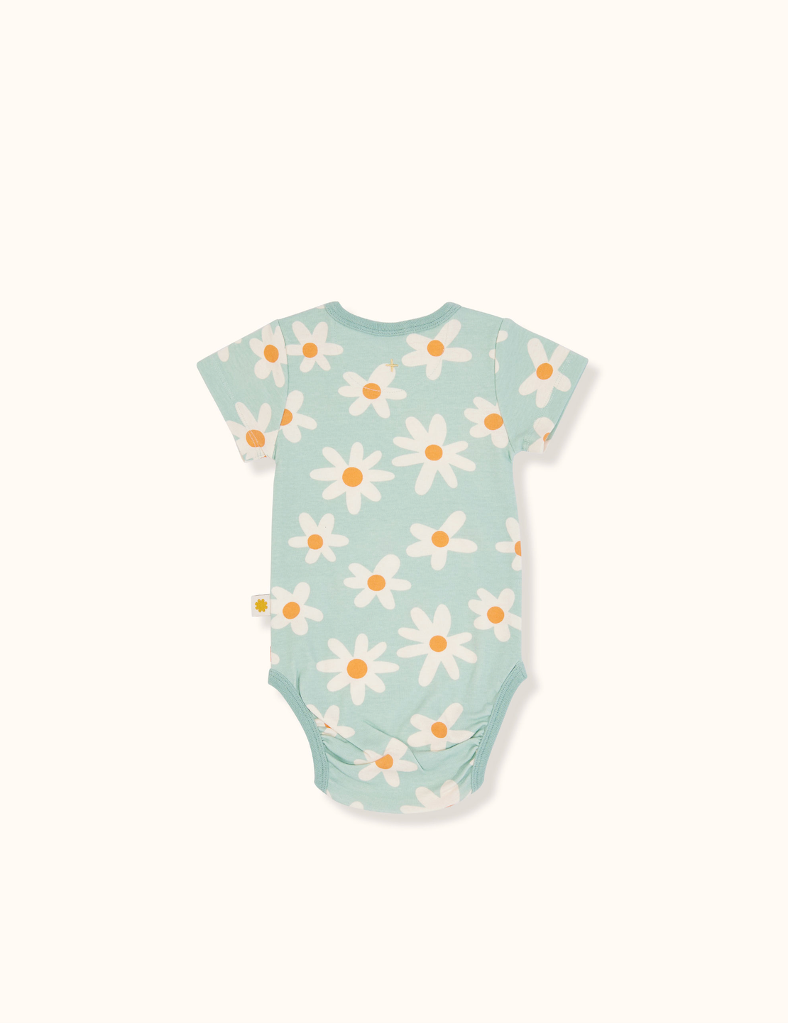 Mint Ditzy Daisy Short Sleeve Bodysuit