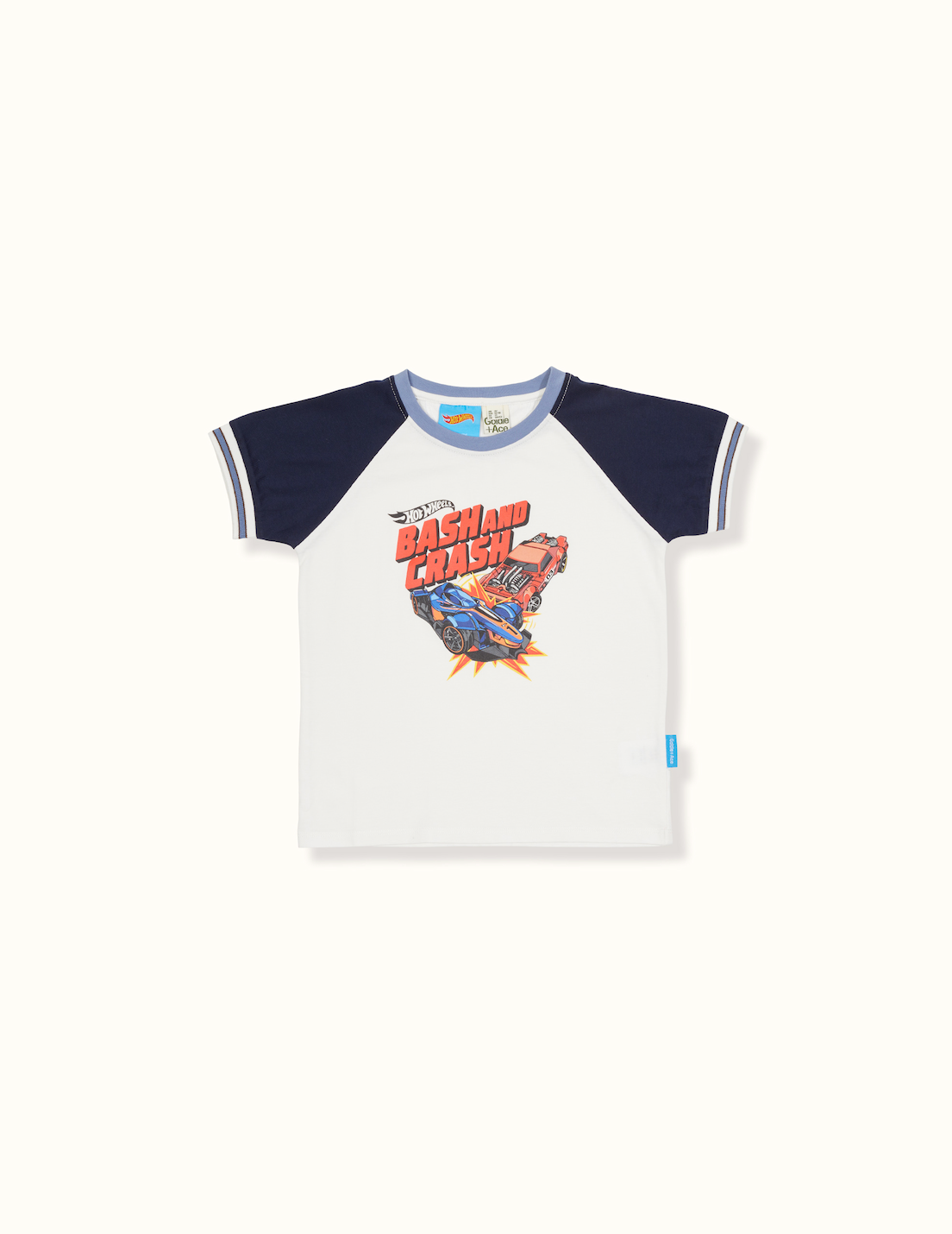 Hot Wheels™ Bash and Crash Tee Off White