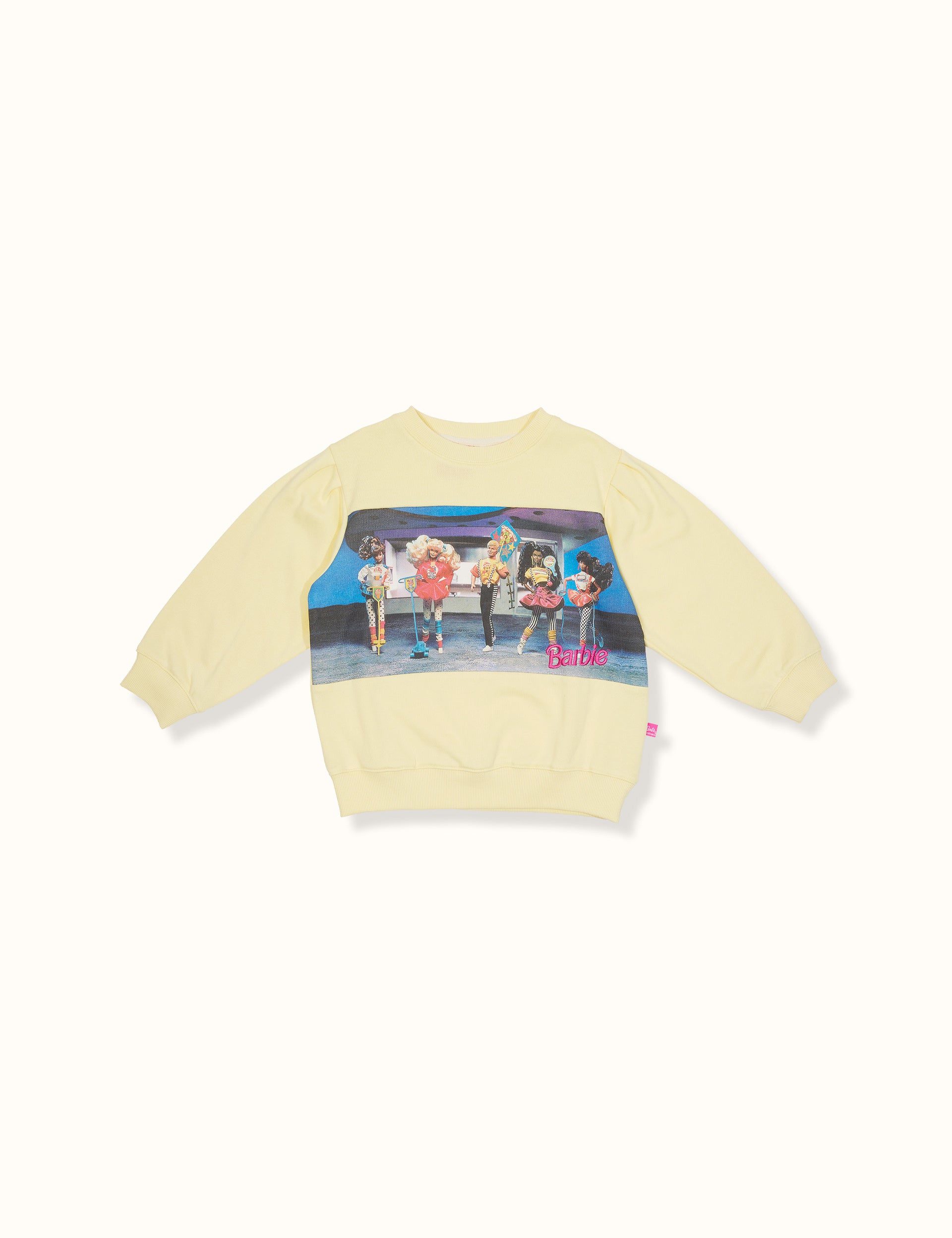 Skate Barbie™ Crew Sweater Lemon