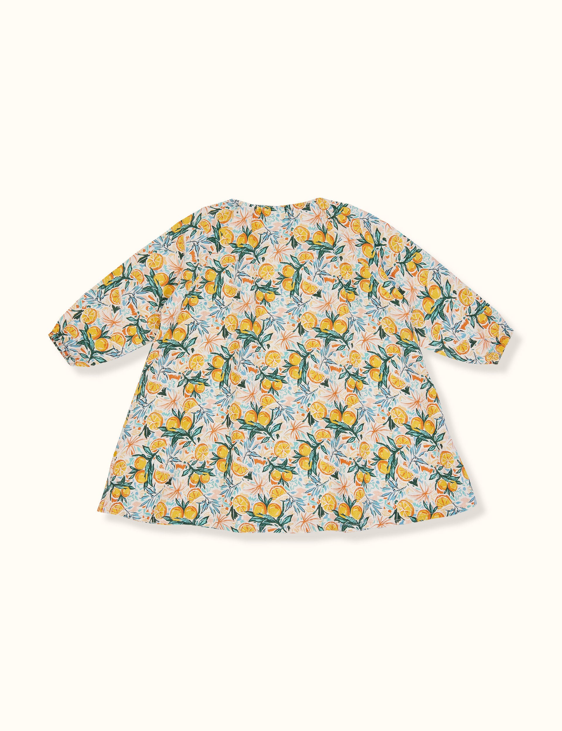Swing Linen Dress Orange Orchard
