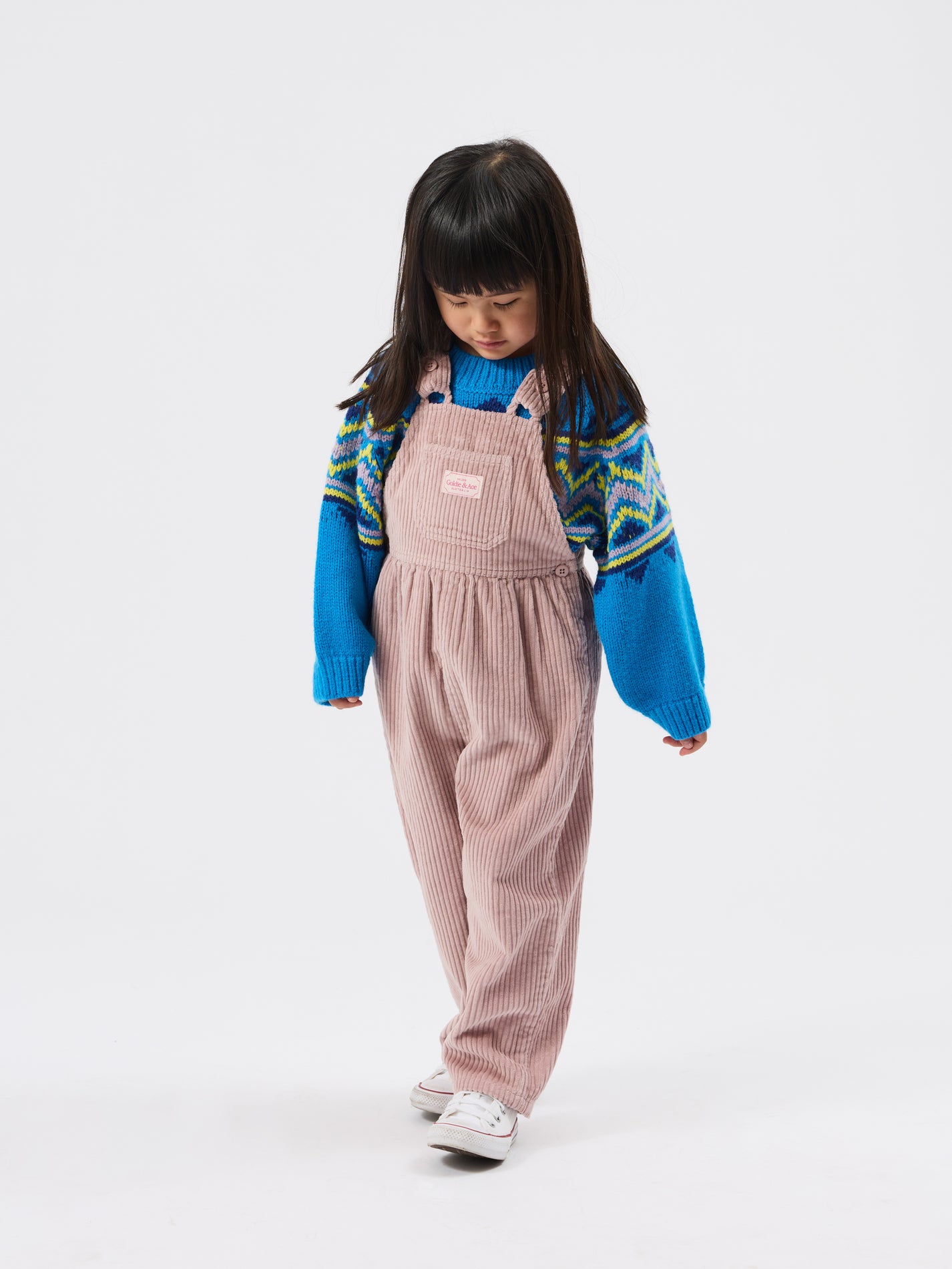 Sammy Corduroy Overall Pale Mauve